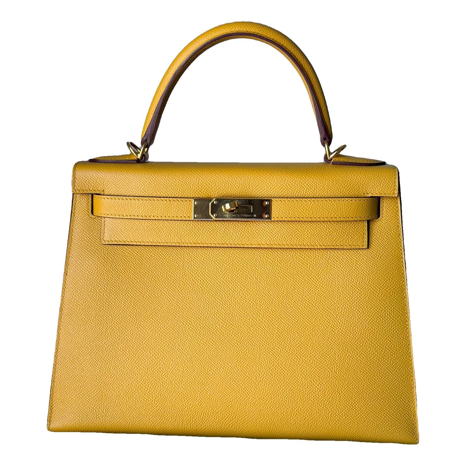 Kelly 28 leather handbag