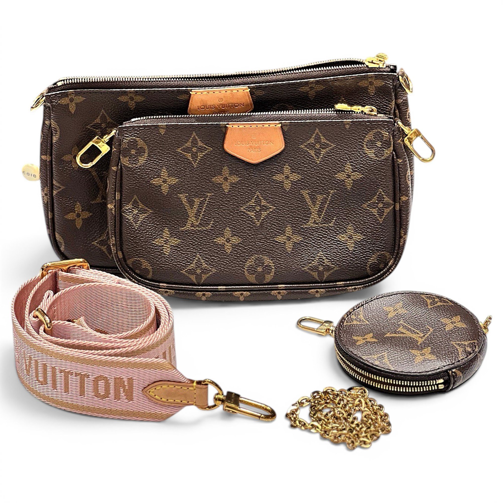 Multi Pochette Accessoires leather handbag