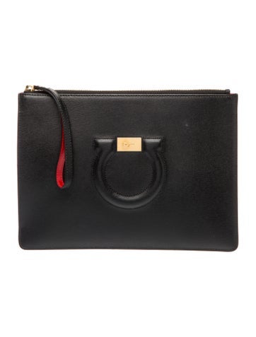Ferragamo Gancini Clutch