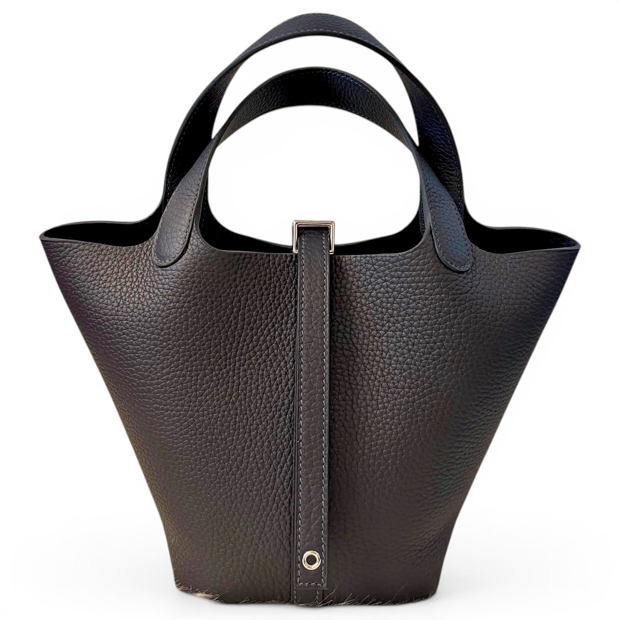 Picotin leather handbag