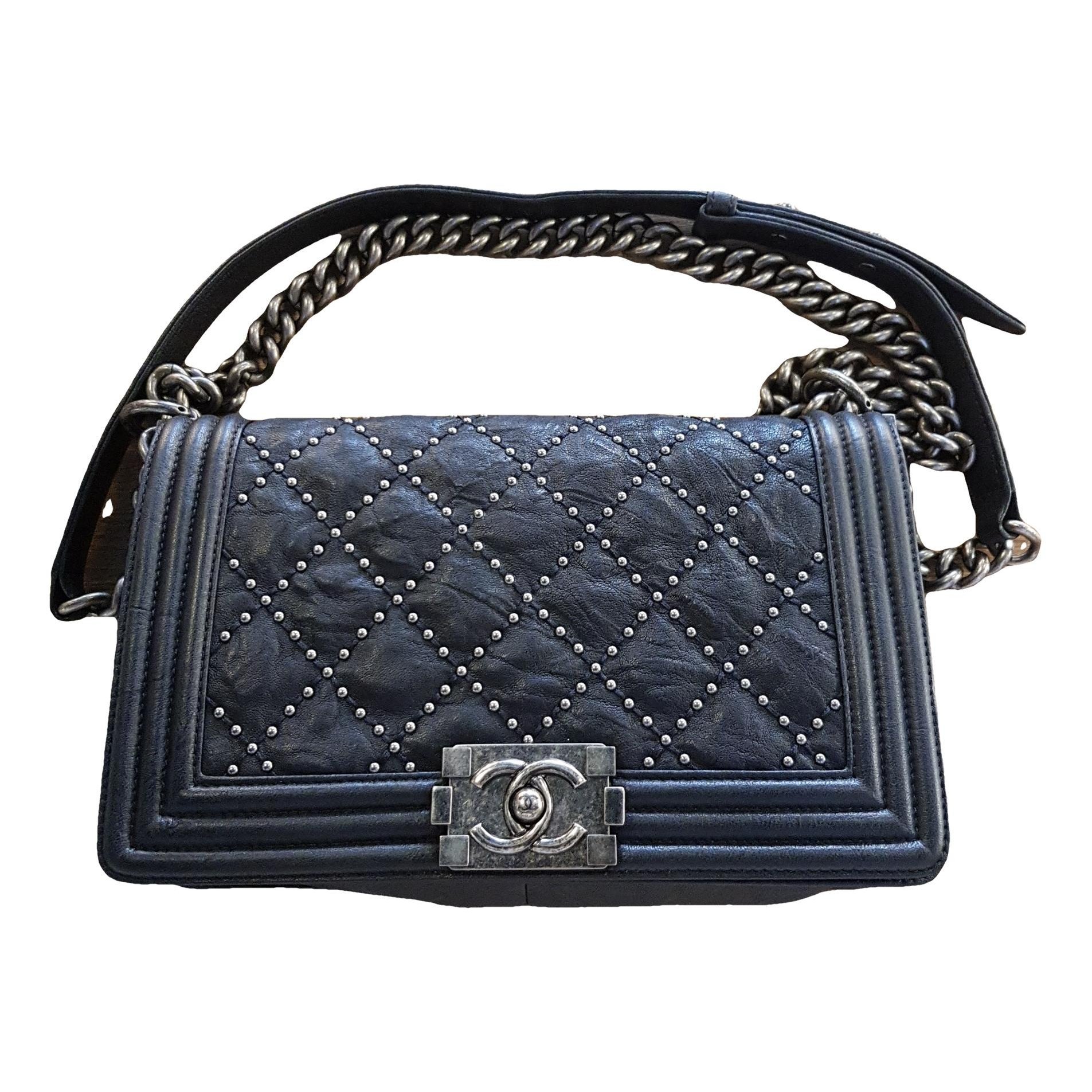 Boy leather crossbody bag