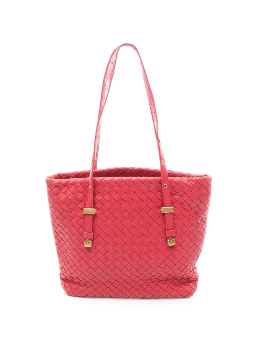2000s Intrecciato leather tote bag