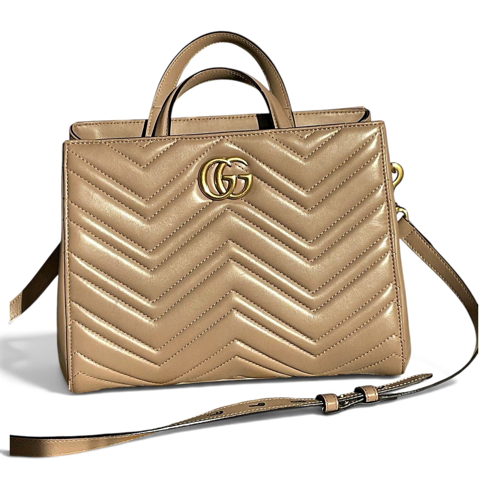 GG Marmont Shopping leather handbag