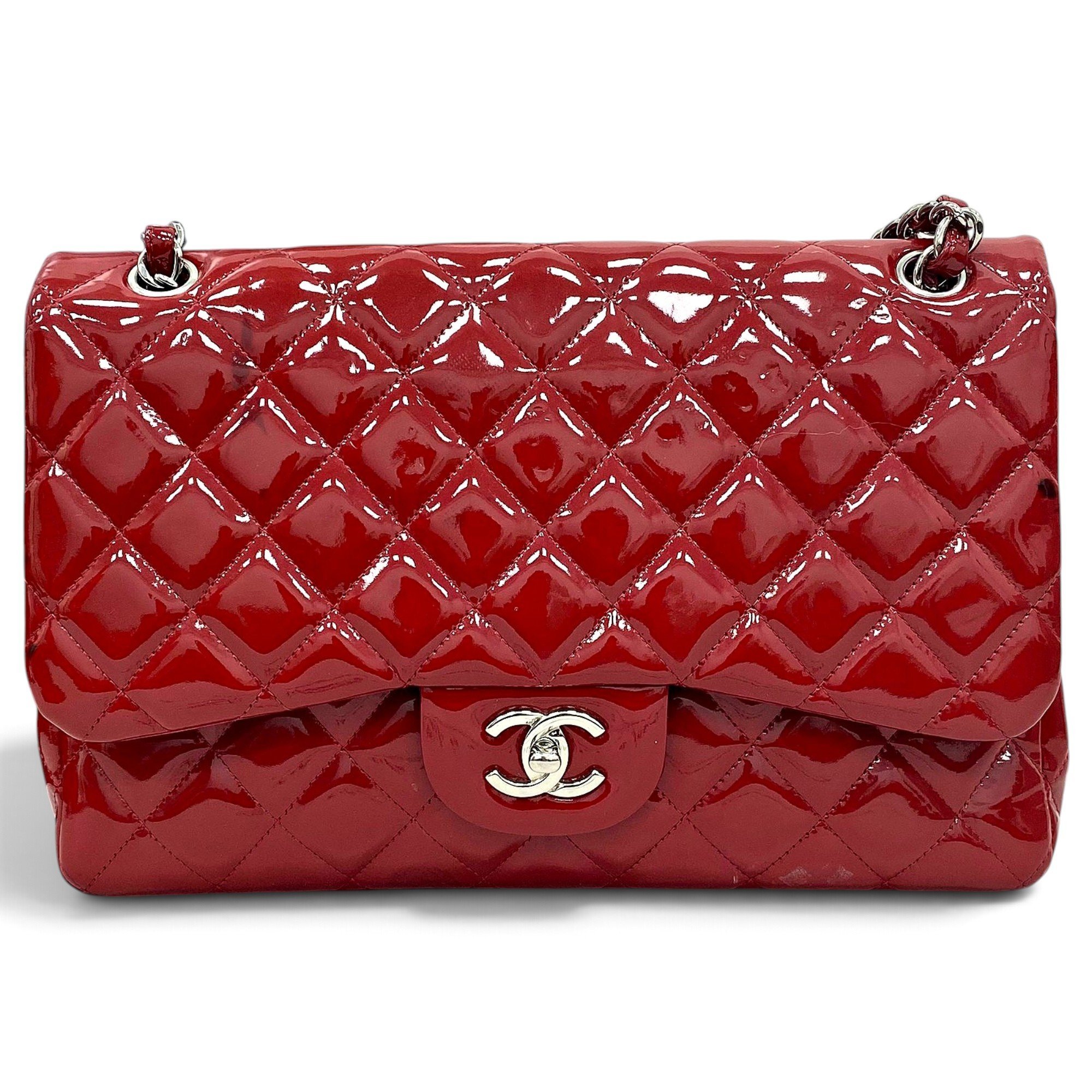 Timeless/Classique patent leather handbag