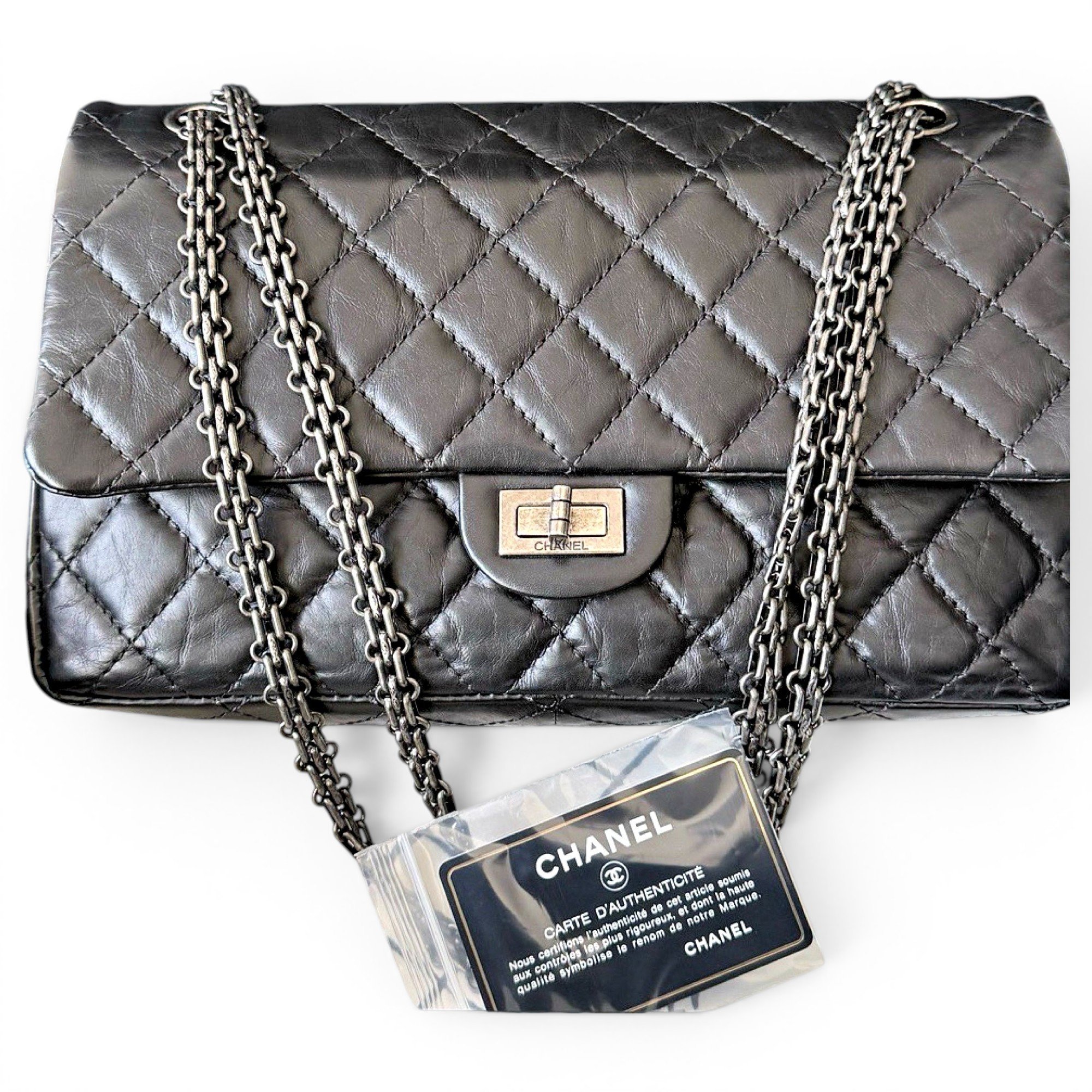 2.55 leather handbag