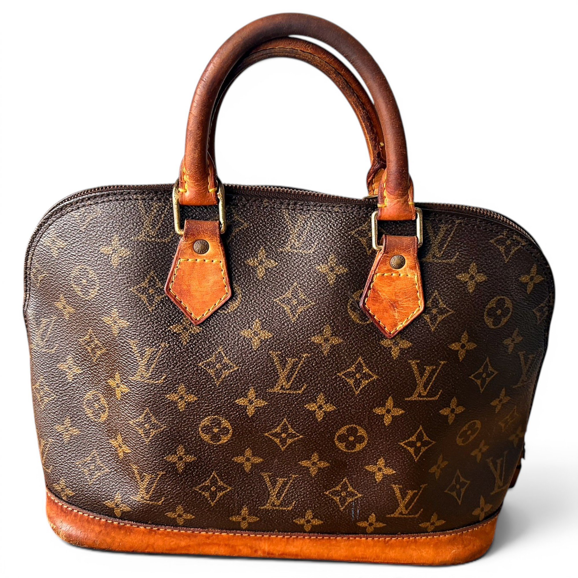 Alma leather handbag