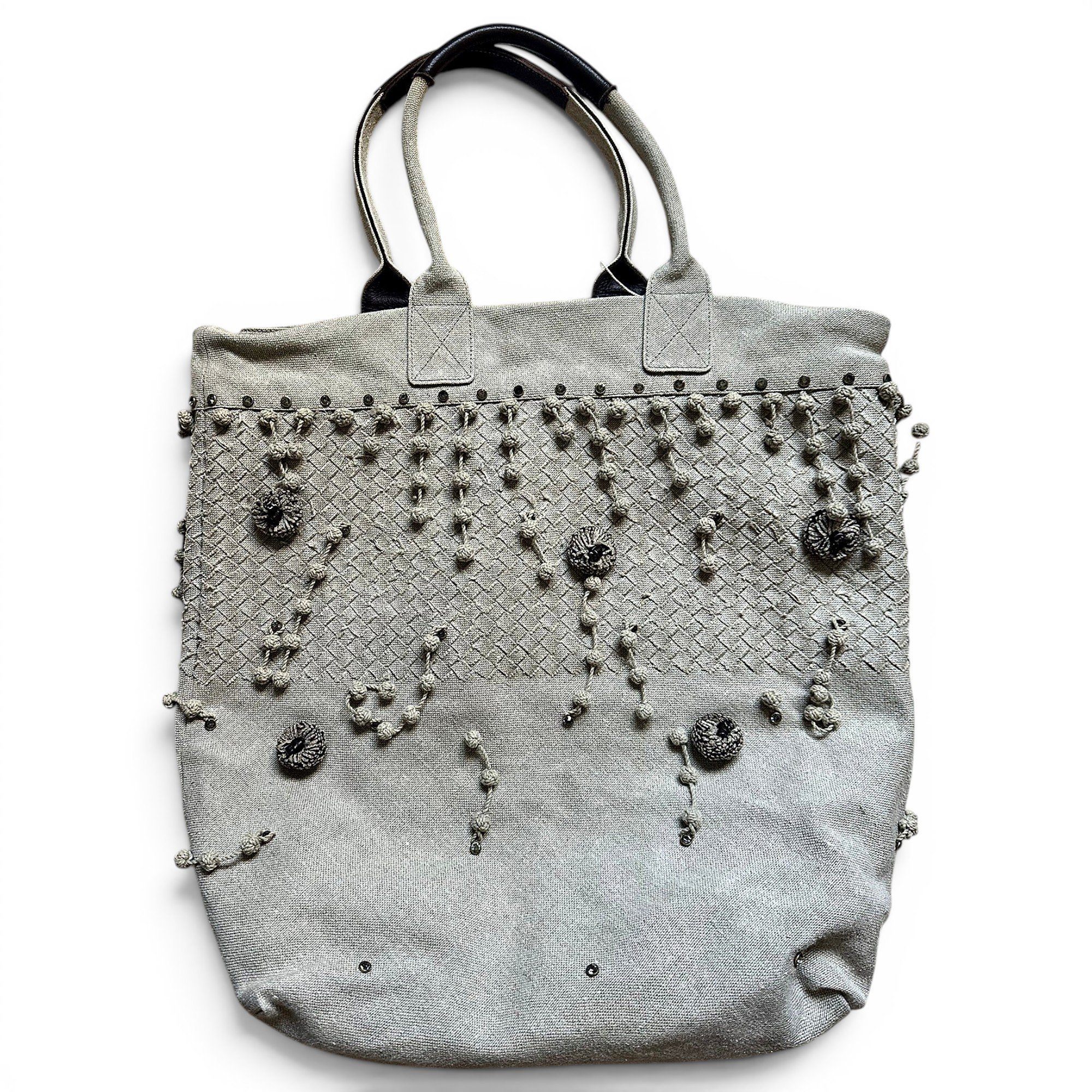 Bottega Veneta Andiamo linen tote