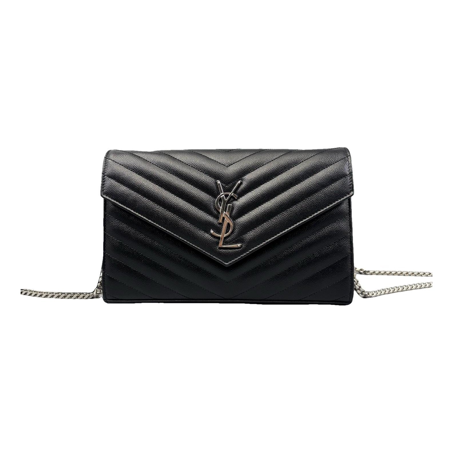 Portefeuille enveloppe leather handbag