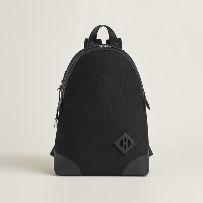 Noir Hermès Allback Backpack