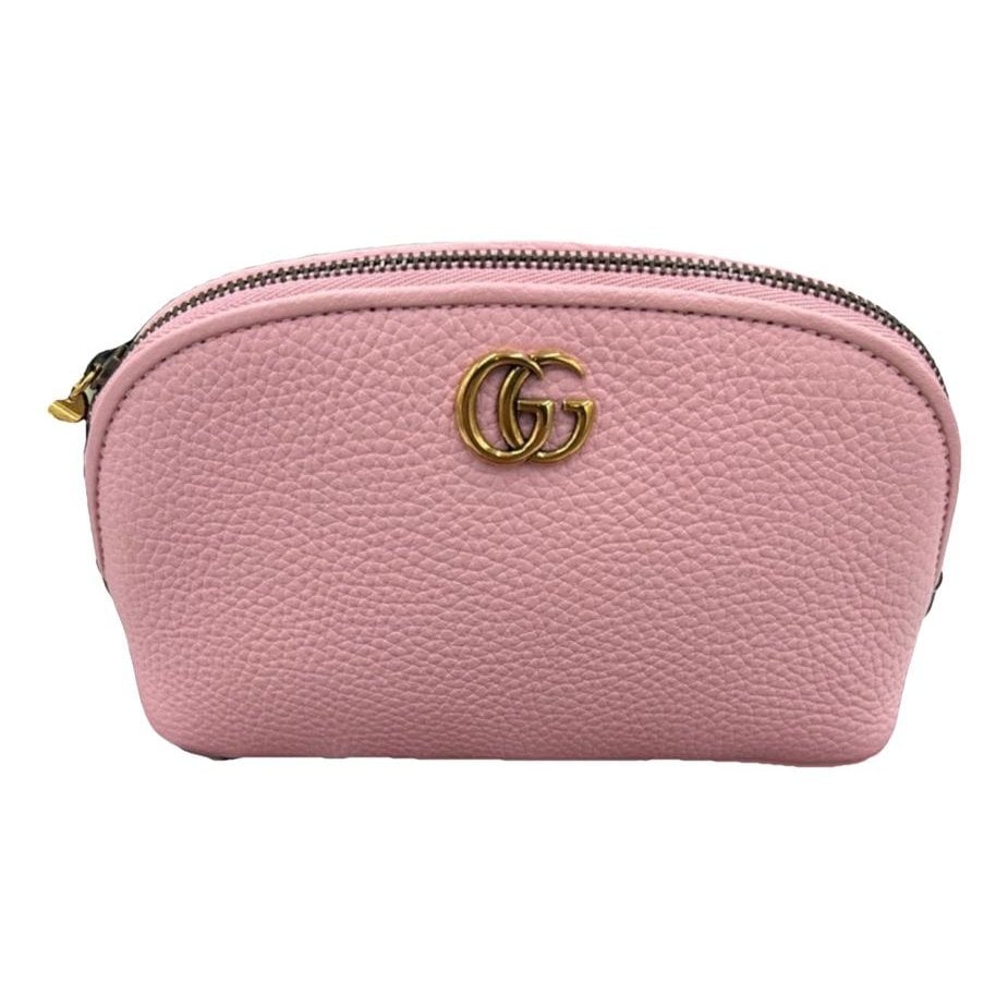 Leather vanity case