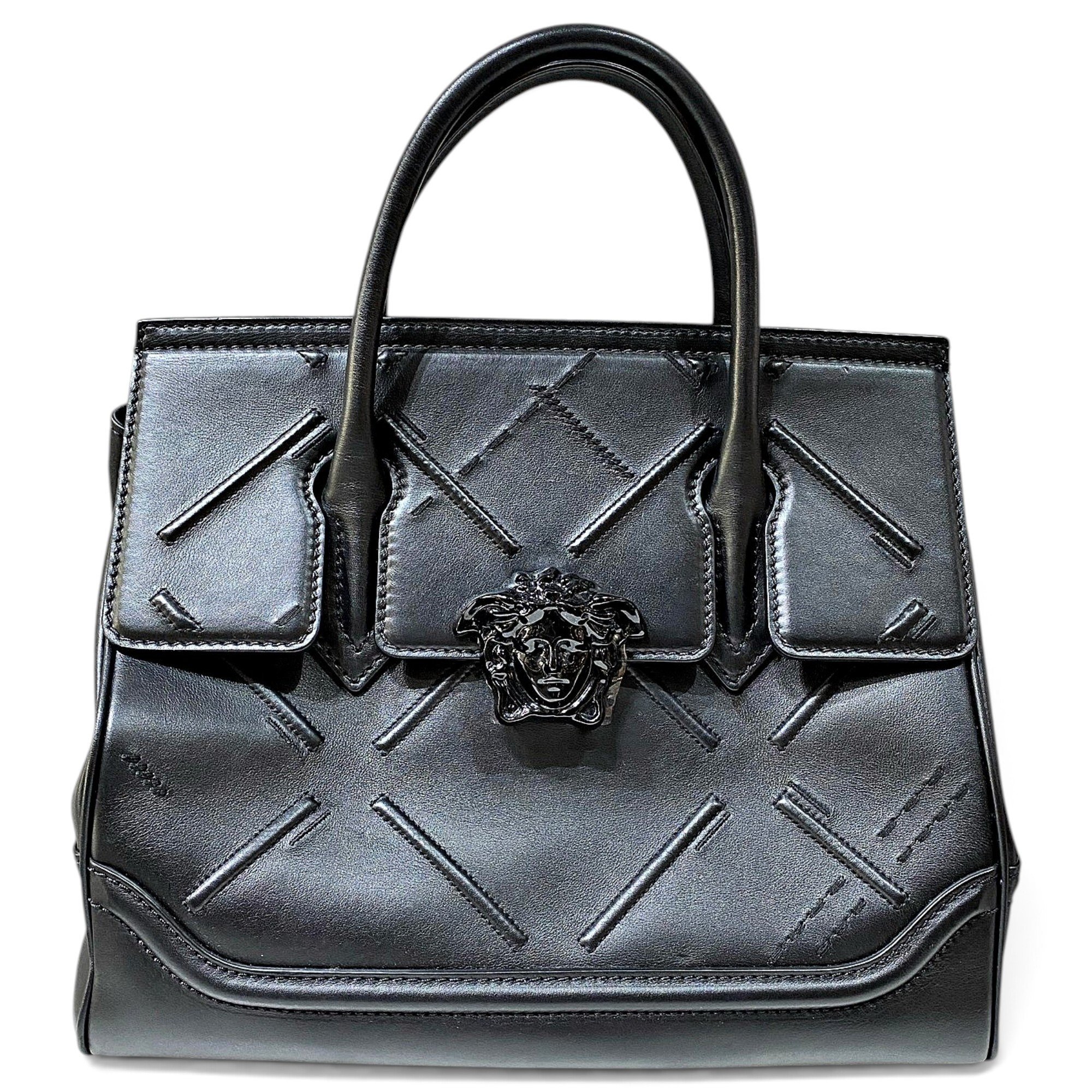 Palazzo Empire leather handbag