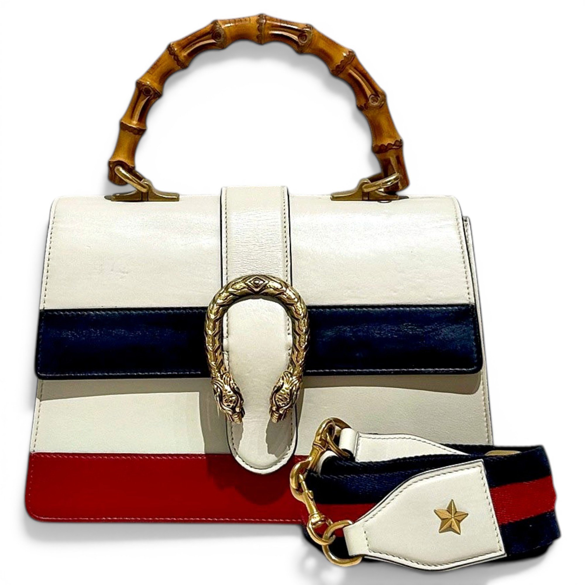 Dionysus Bamboo leather handbag