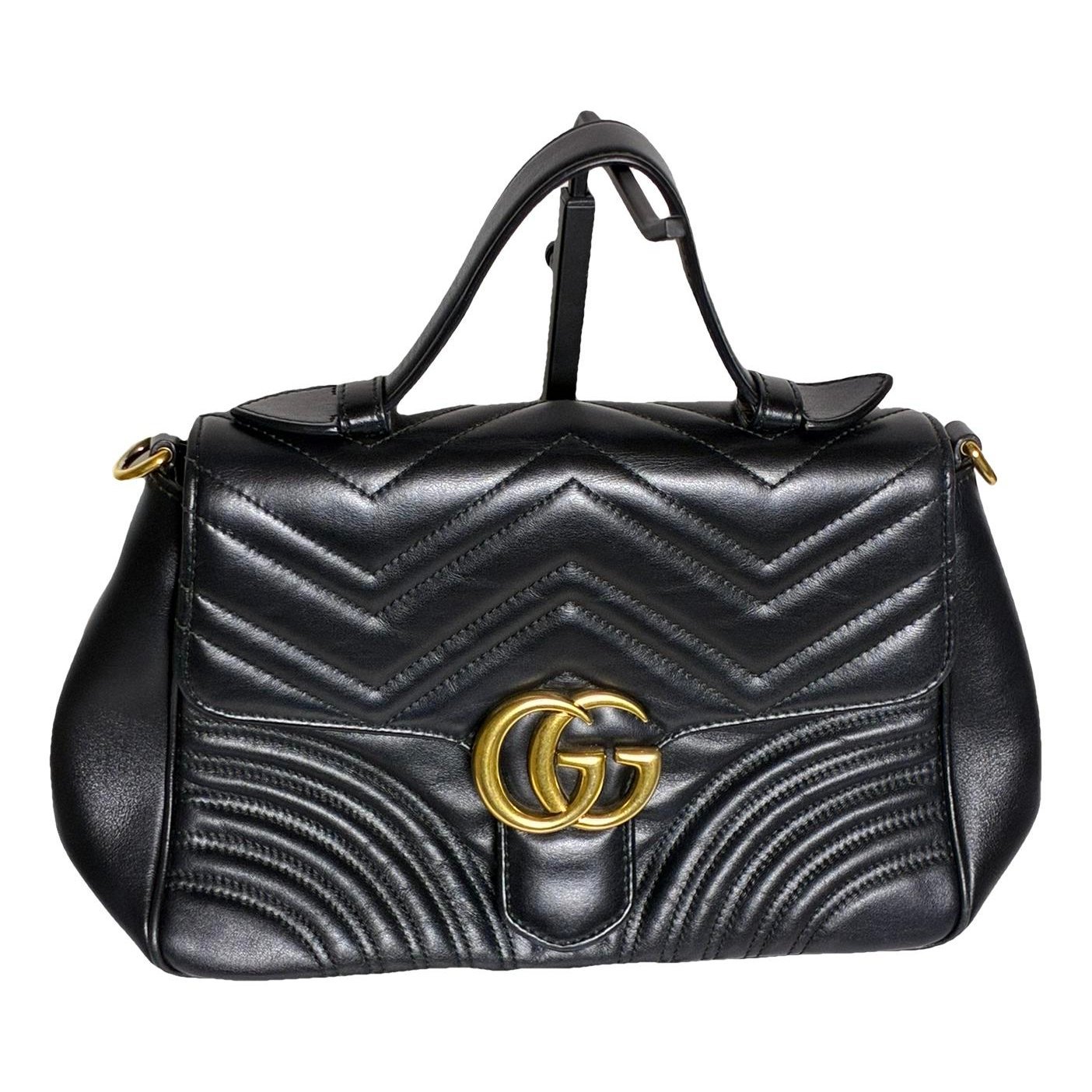 GG Marmont Flap leather crossbody bag