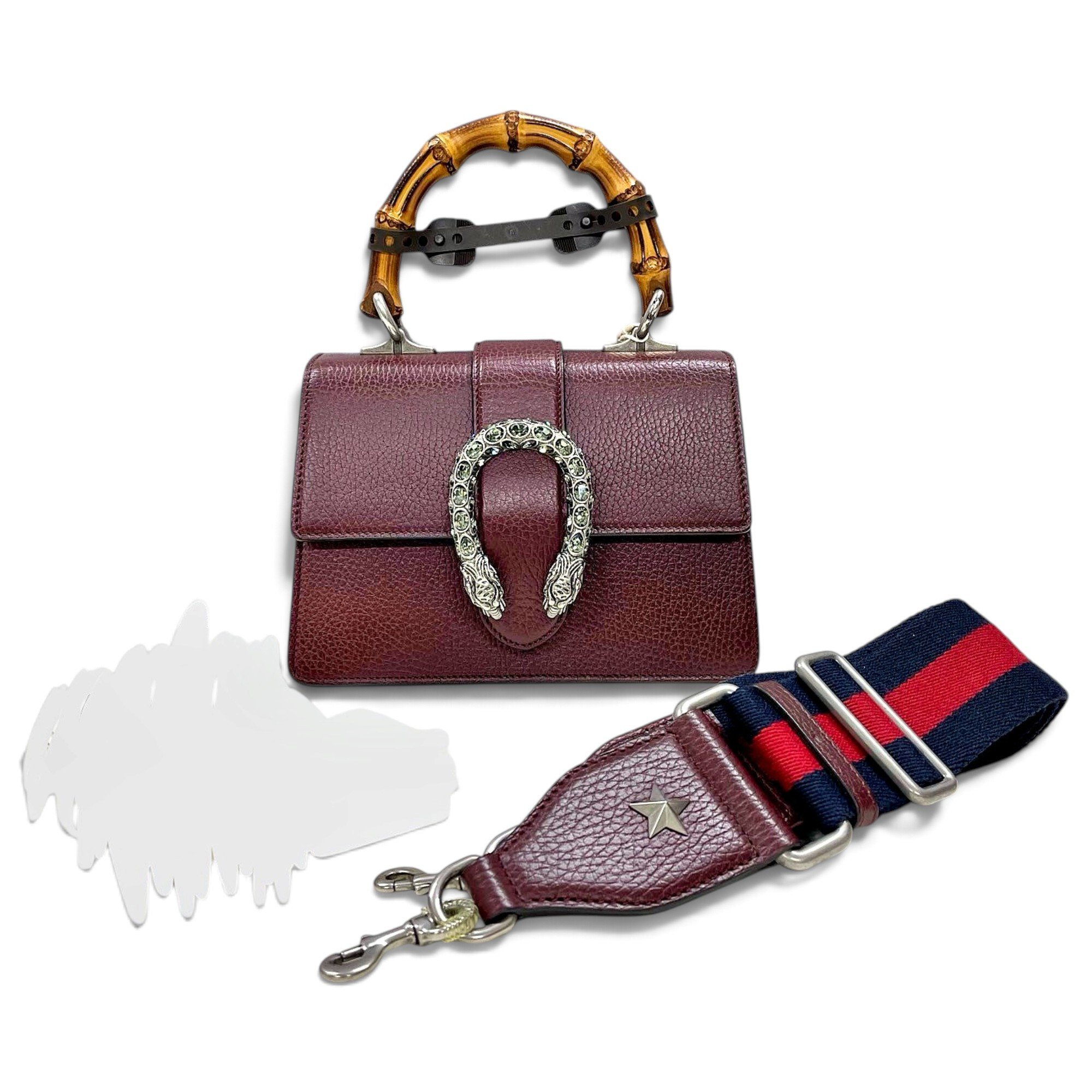 Dionysus Bamboo leather handbag