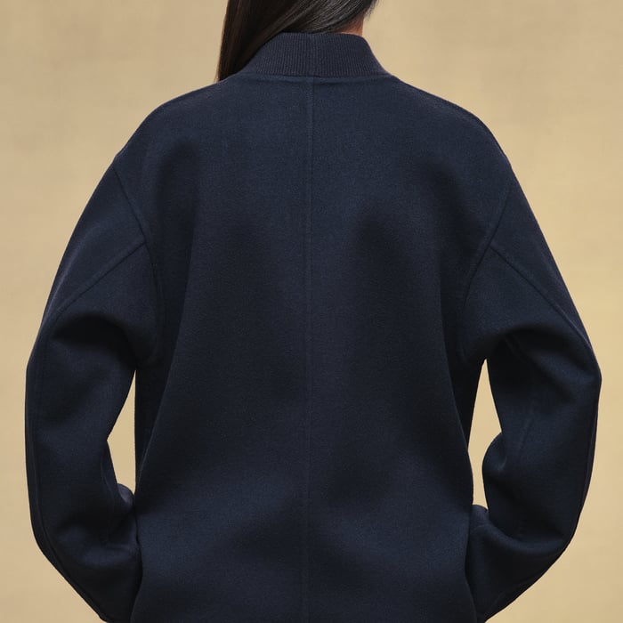 Bleu Noir Cardigan Coat