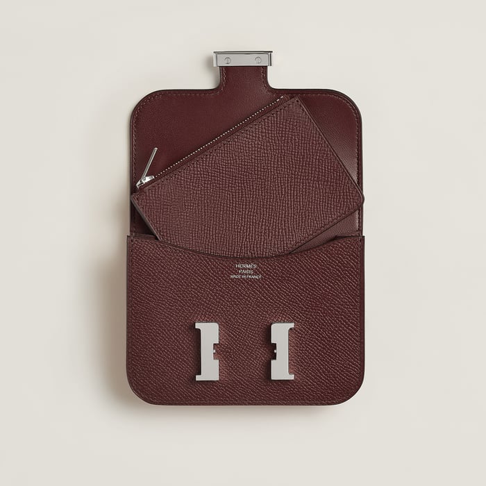 Rouge Sellier Constance Slim Wallet