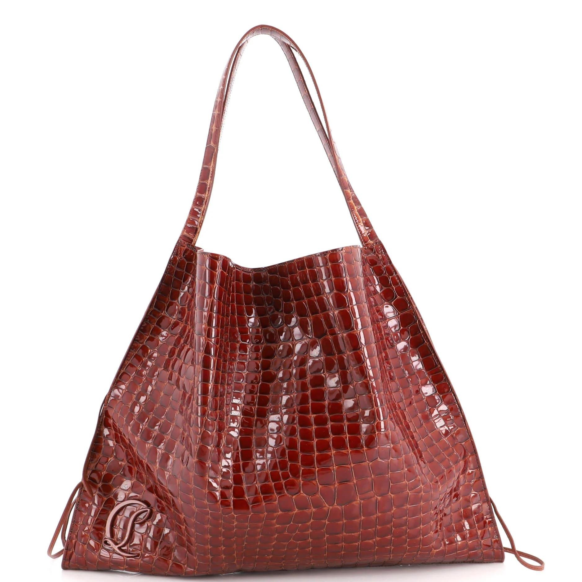 Leather tote