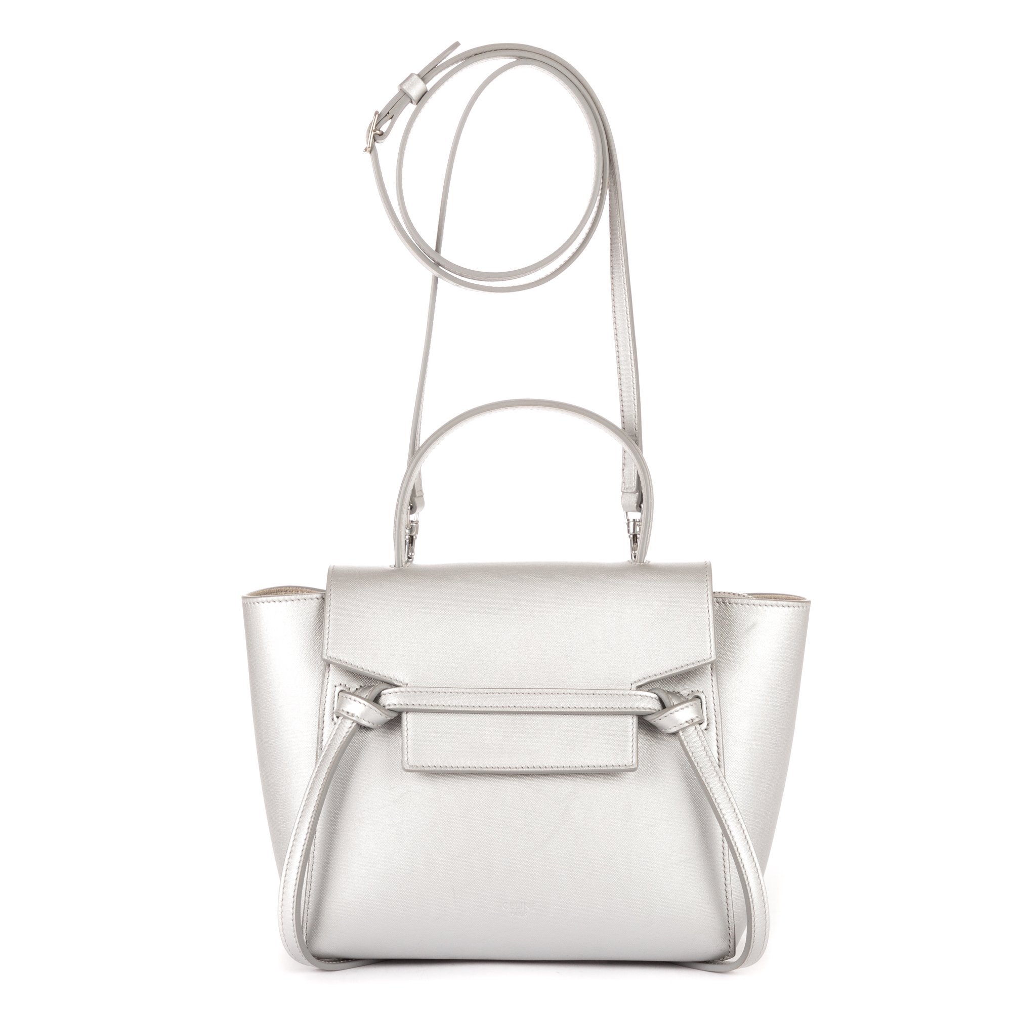 Belt leather handbag