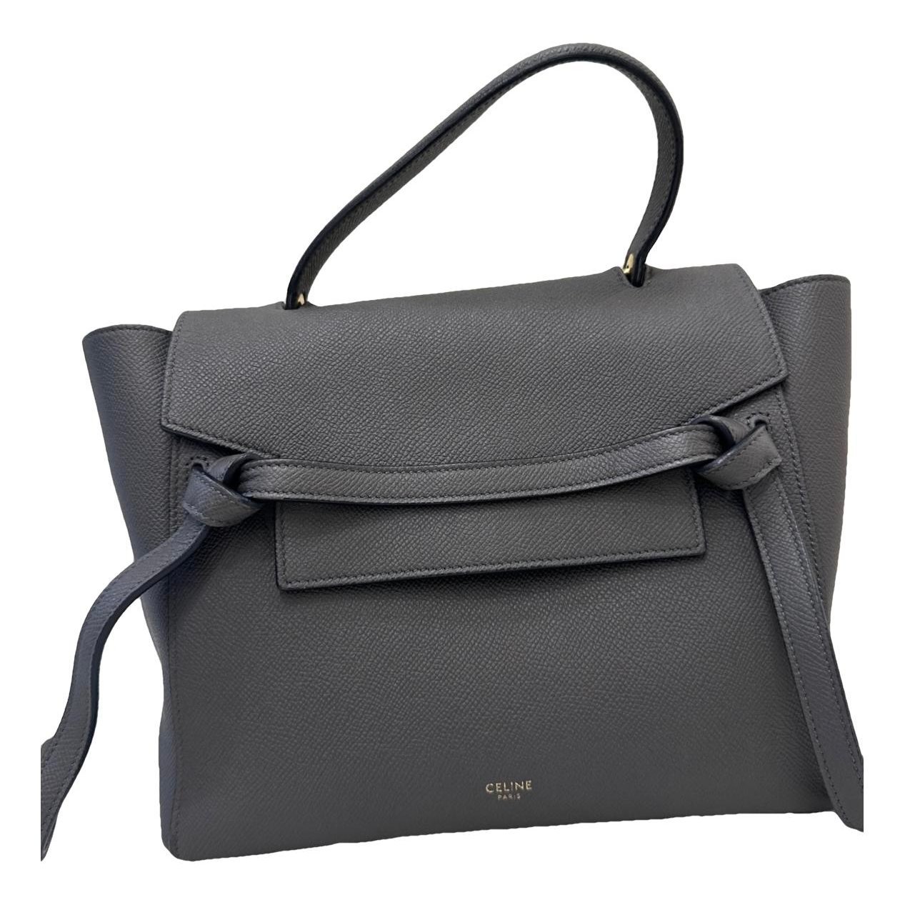 Belt leather handbag
