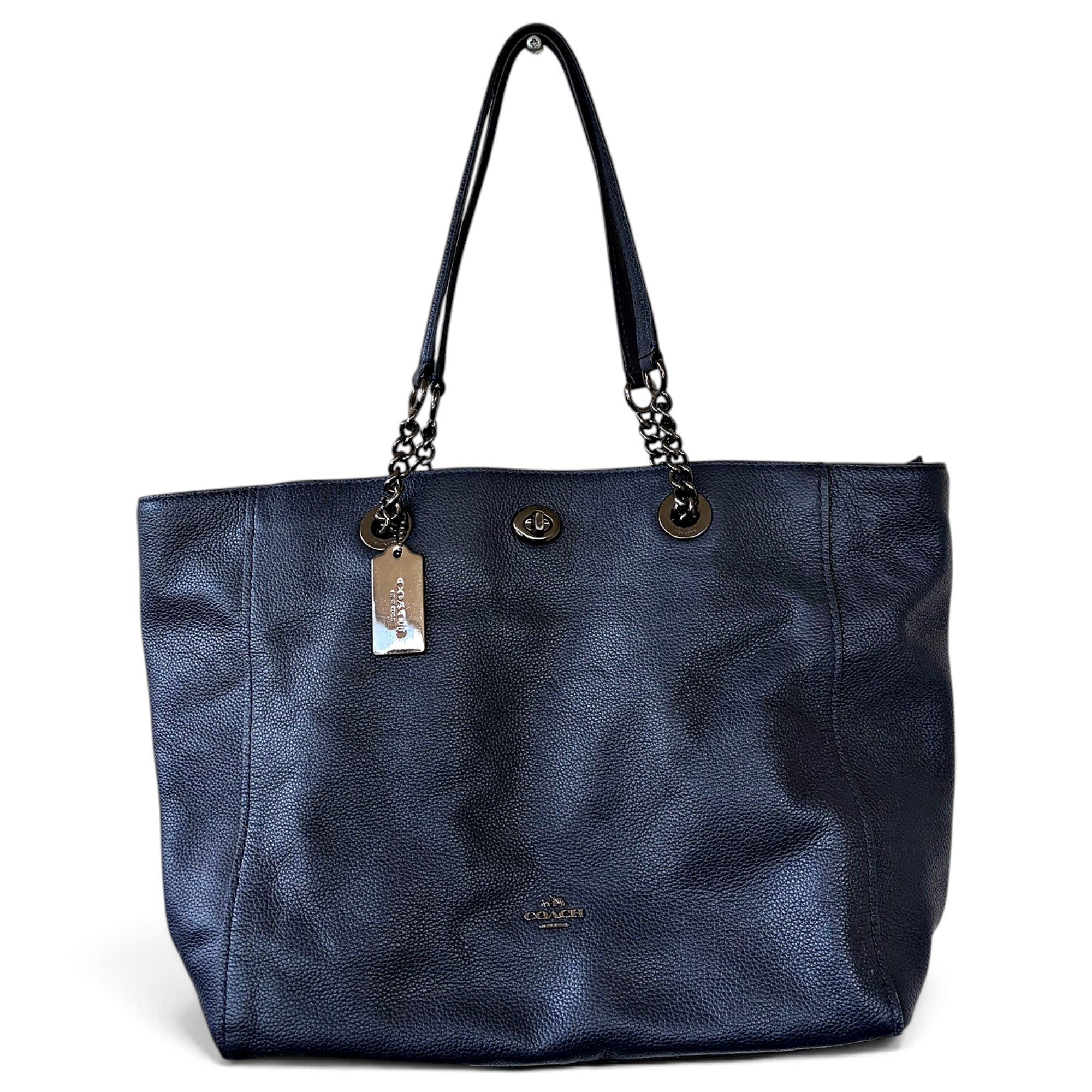 Leather tote