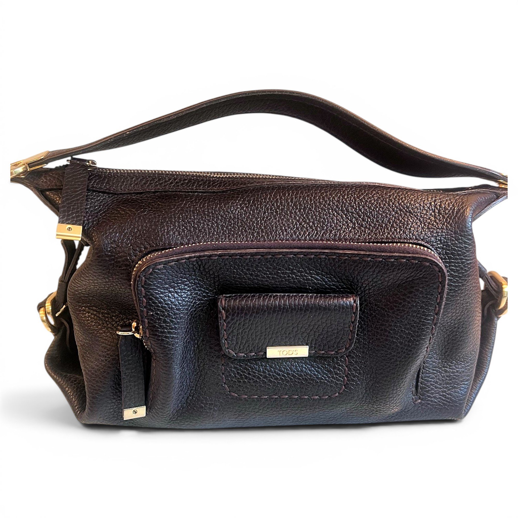 Leather handbag