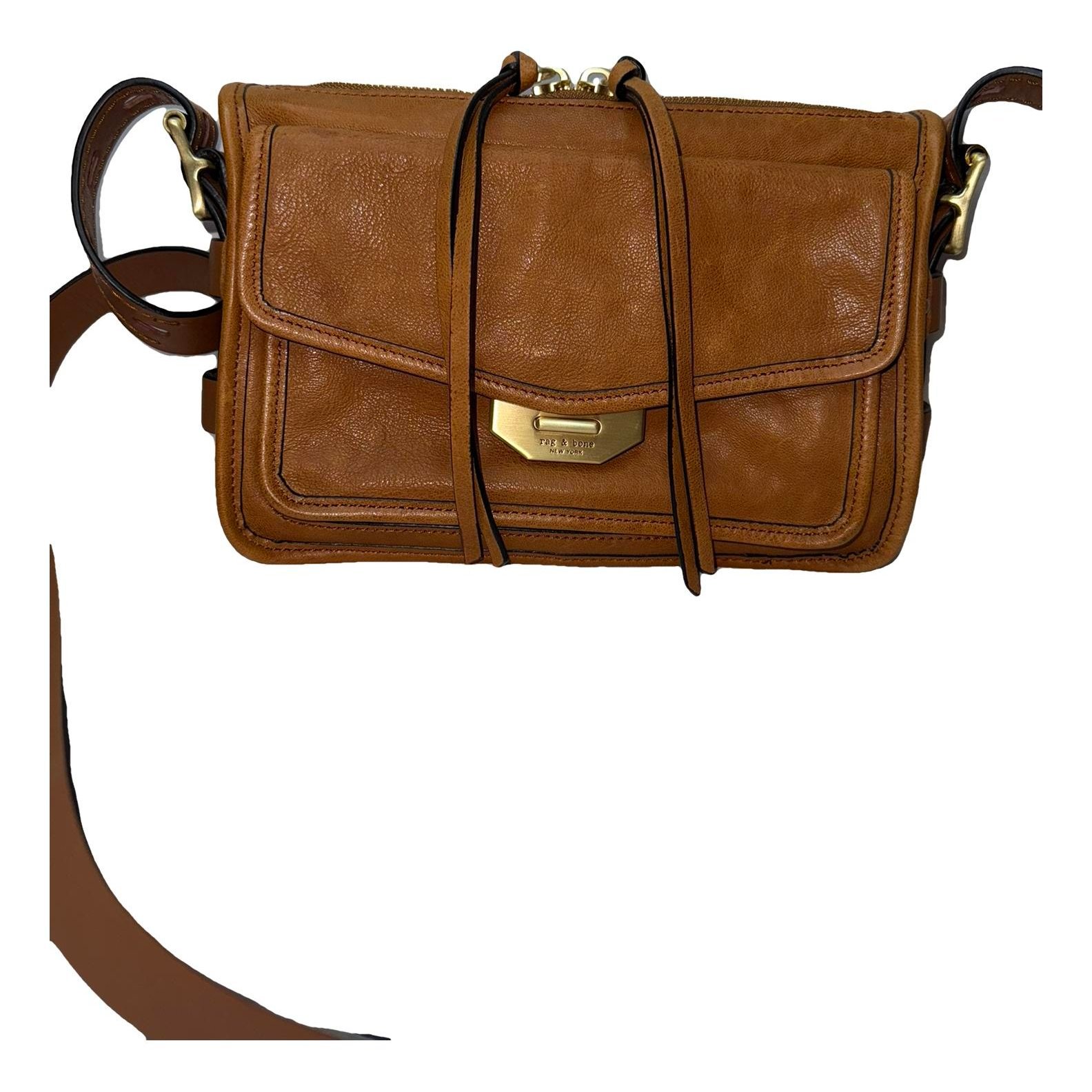 Leather crossbody bag