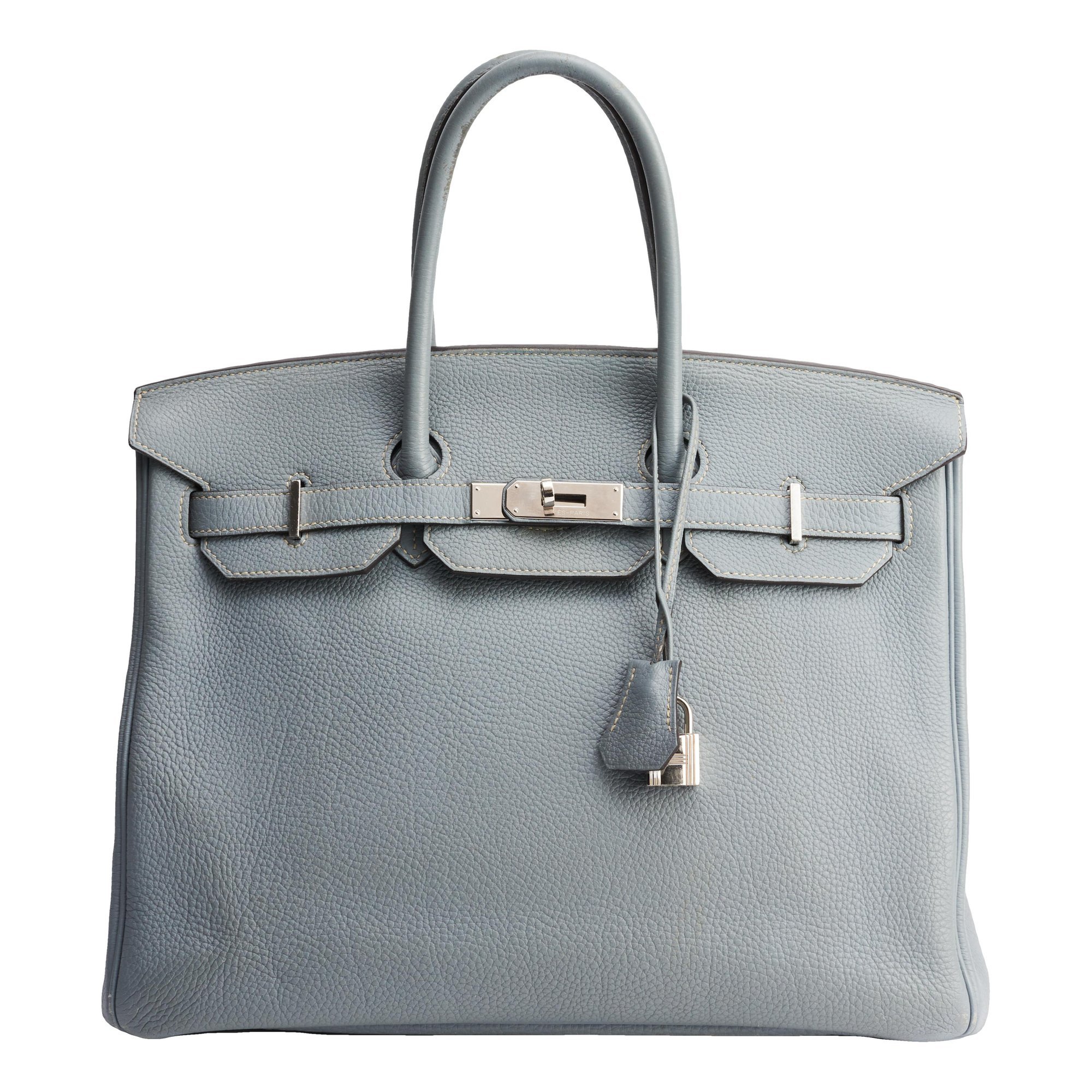 Birkin 35 leather handbag