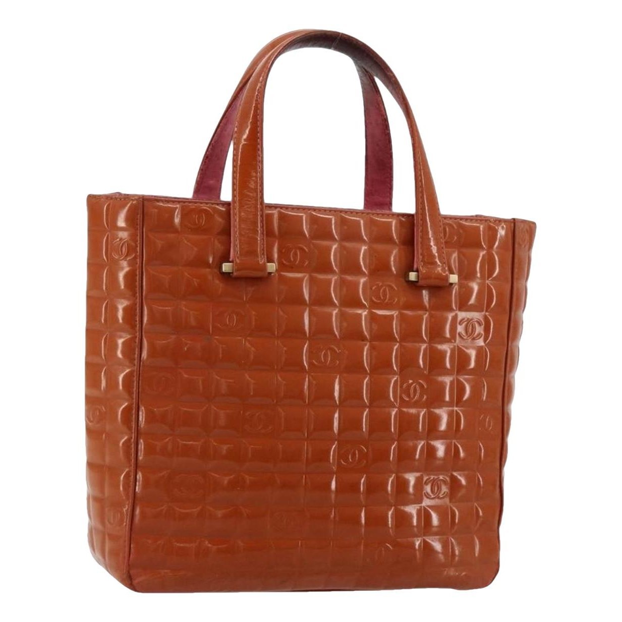 Patent leather handbag