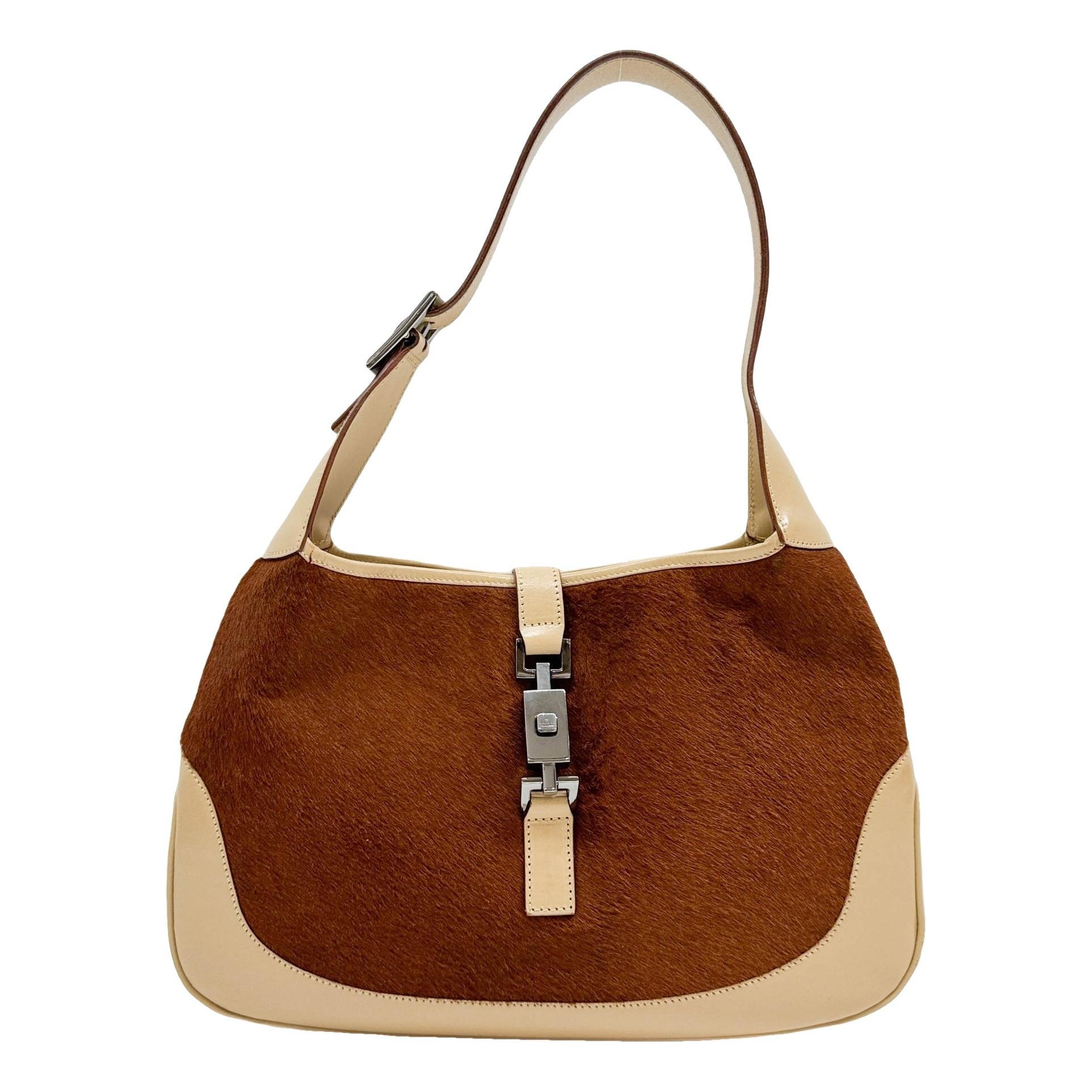 Jackie Vintage pony-style calfskin handbag