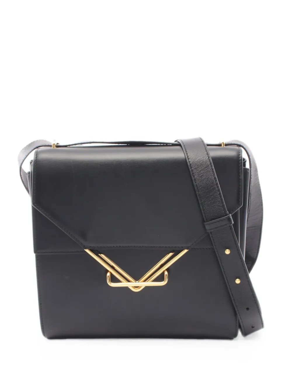 Bottega Veneta 2010s The Clip leather crossbody bag
