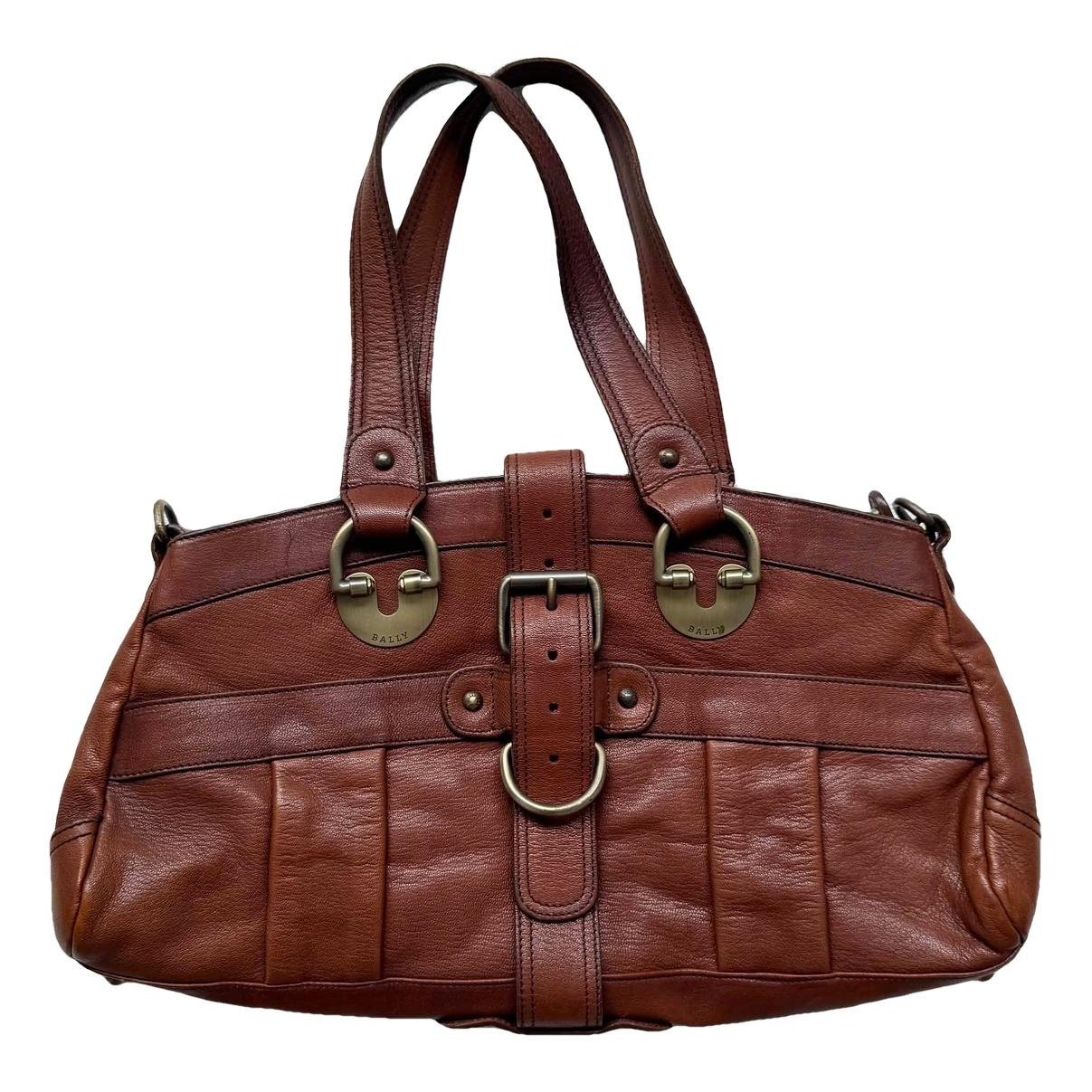 Leather handbag