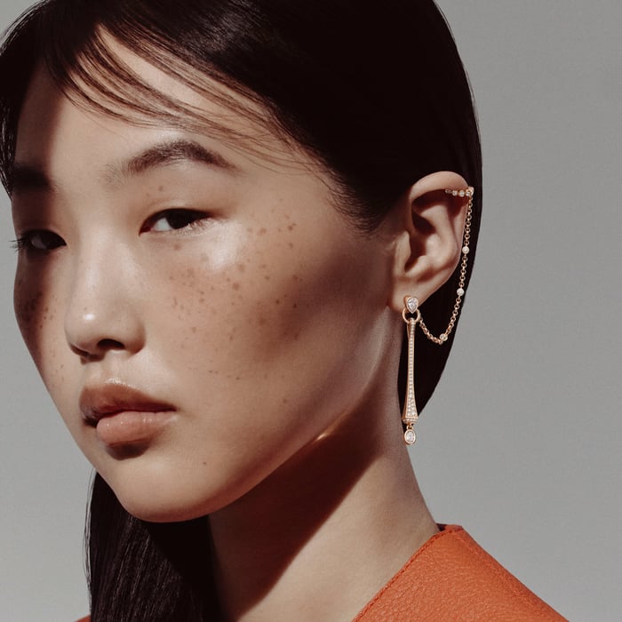 Sans Coloris Clou De Forge Single Ear Climber Earring