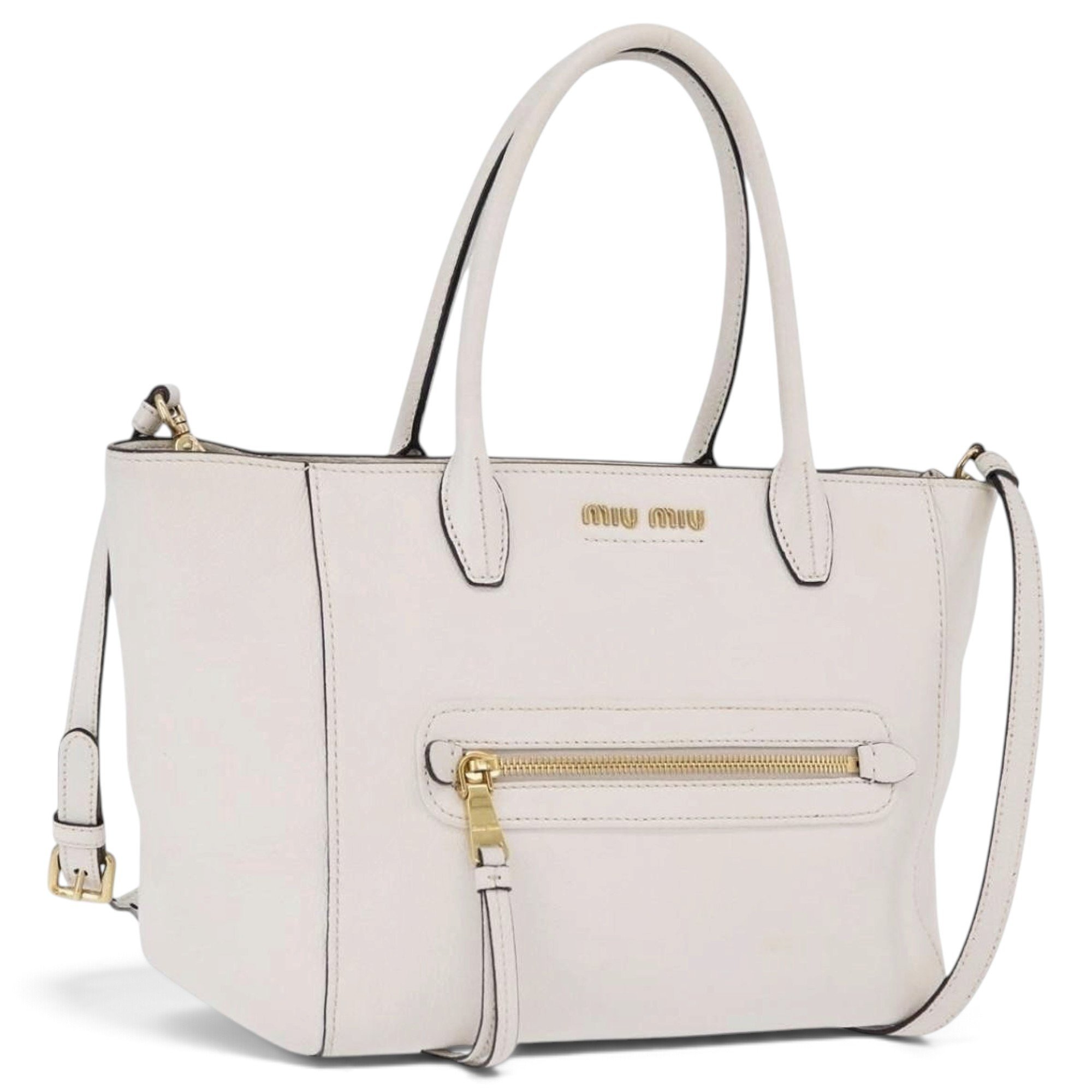 Miu Miu Leather tote