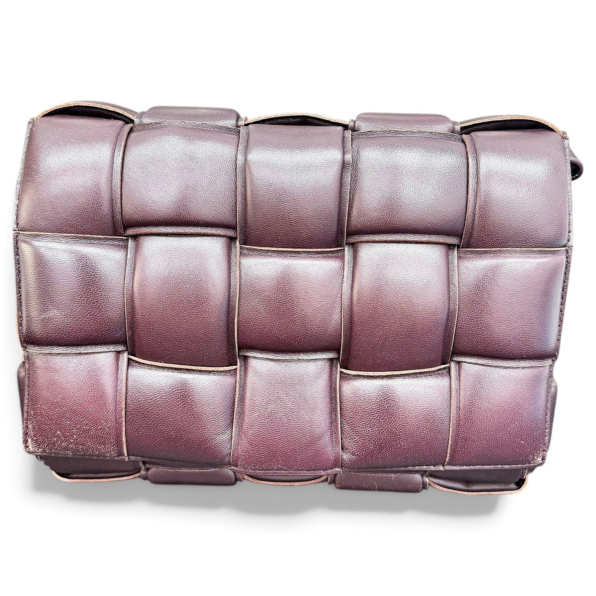 Cassette leather handbag