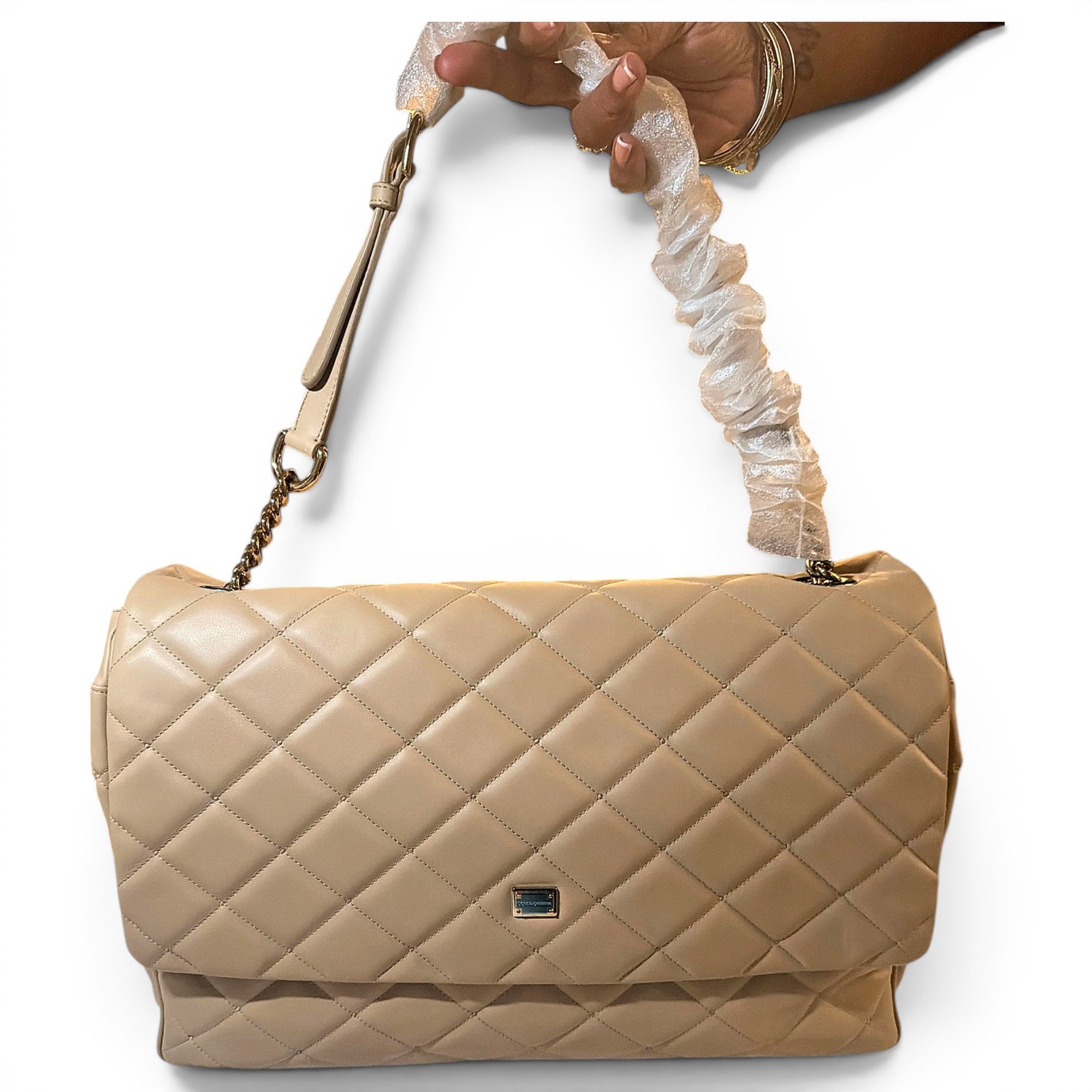 Dolce & Gabbana Miss Charles leather handbag