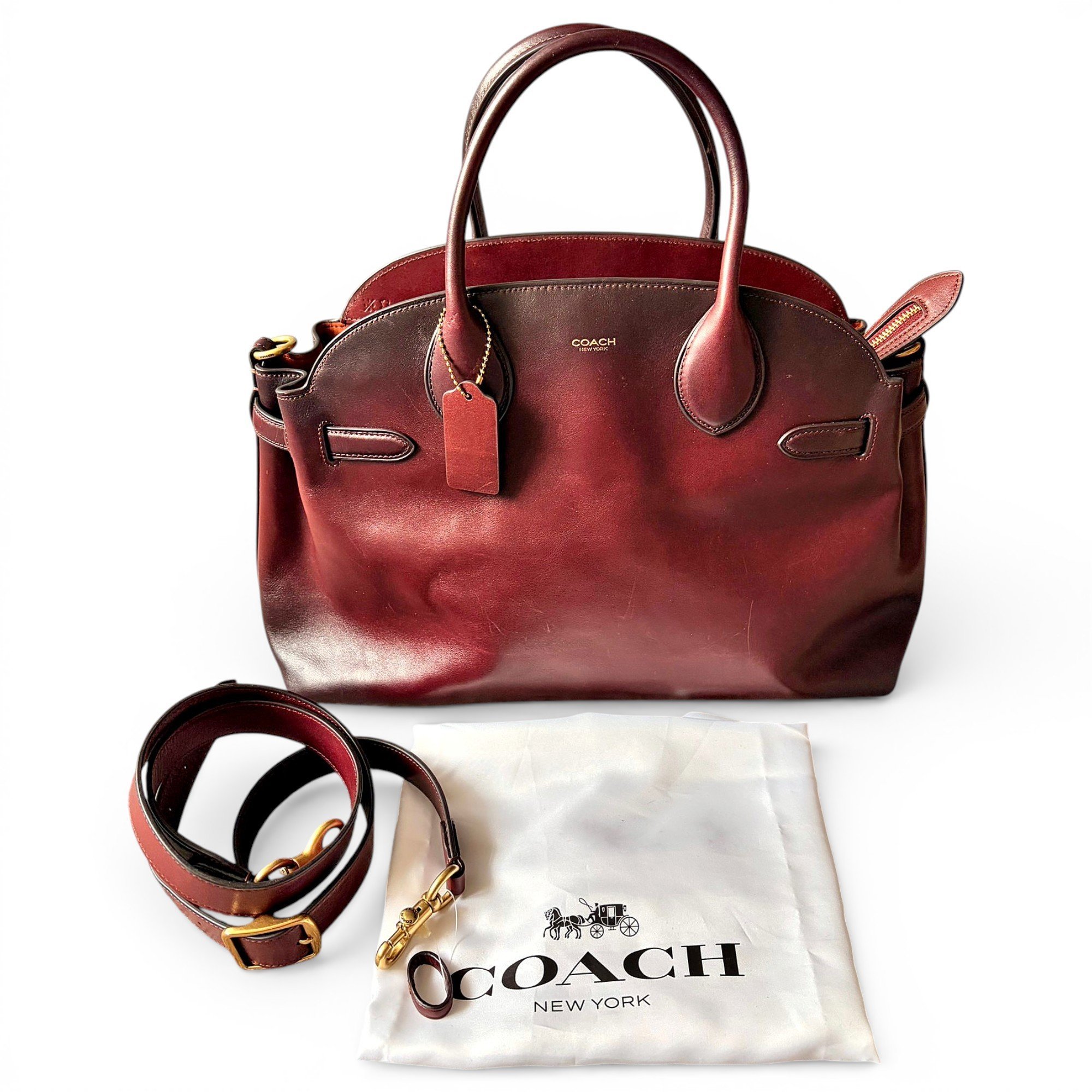 Leather handbag