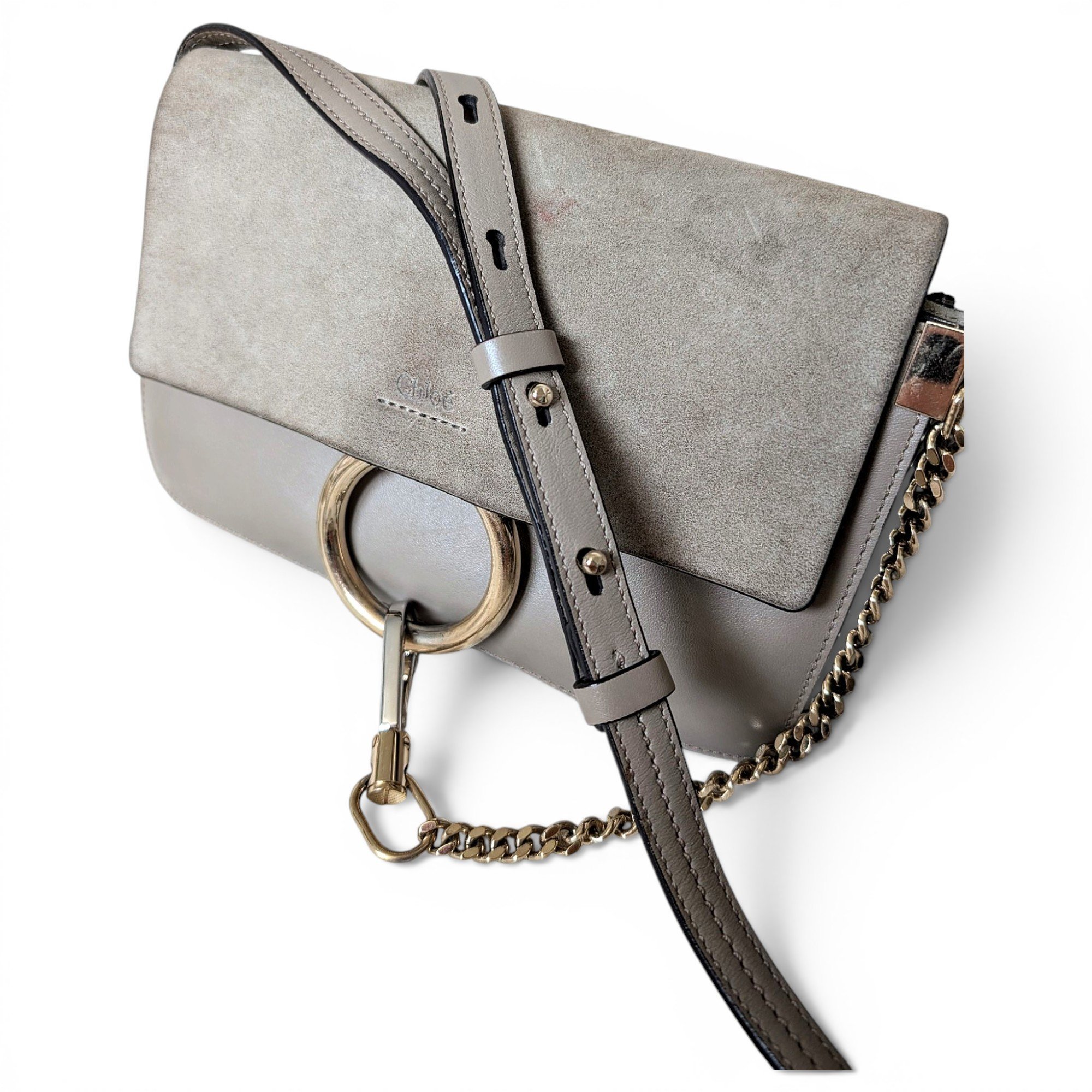 Faye leather handbag