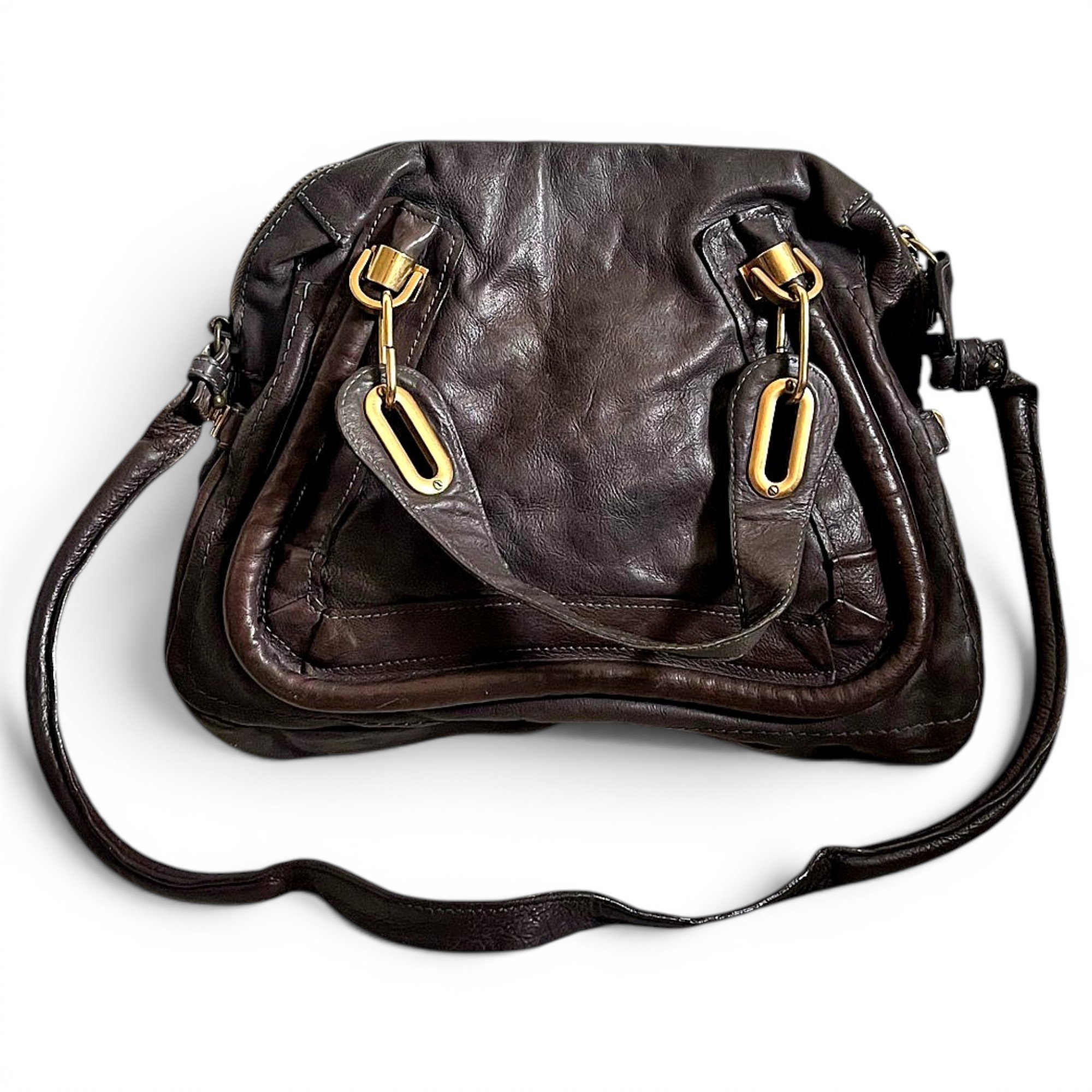 Paraty leather handbag