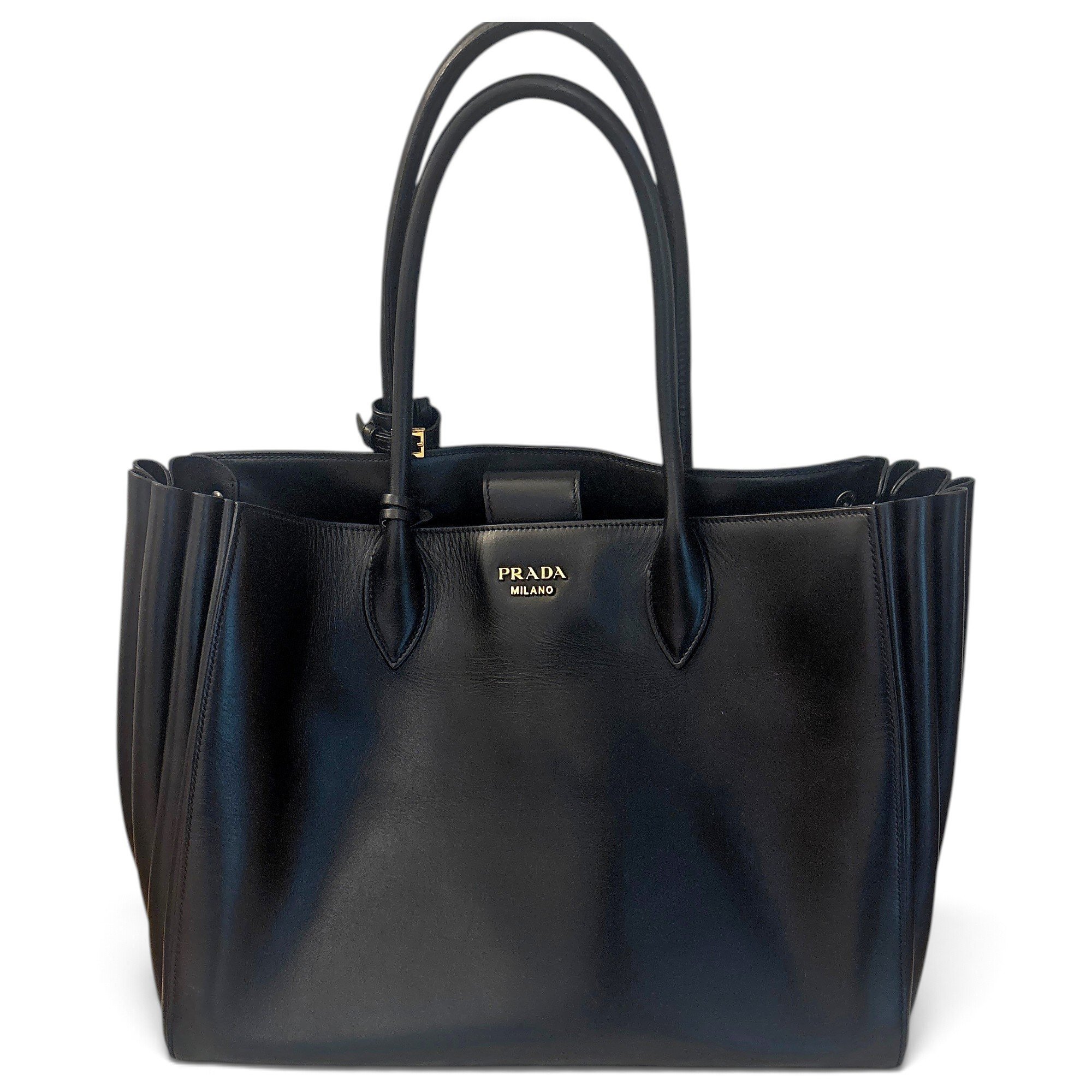 Bibliothèque leather handbag