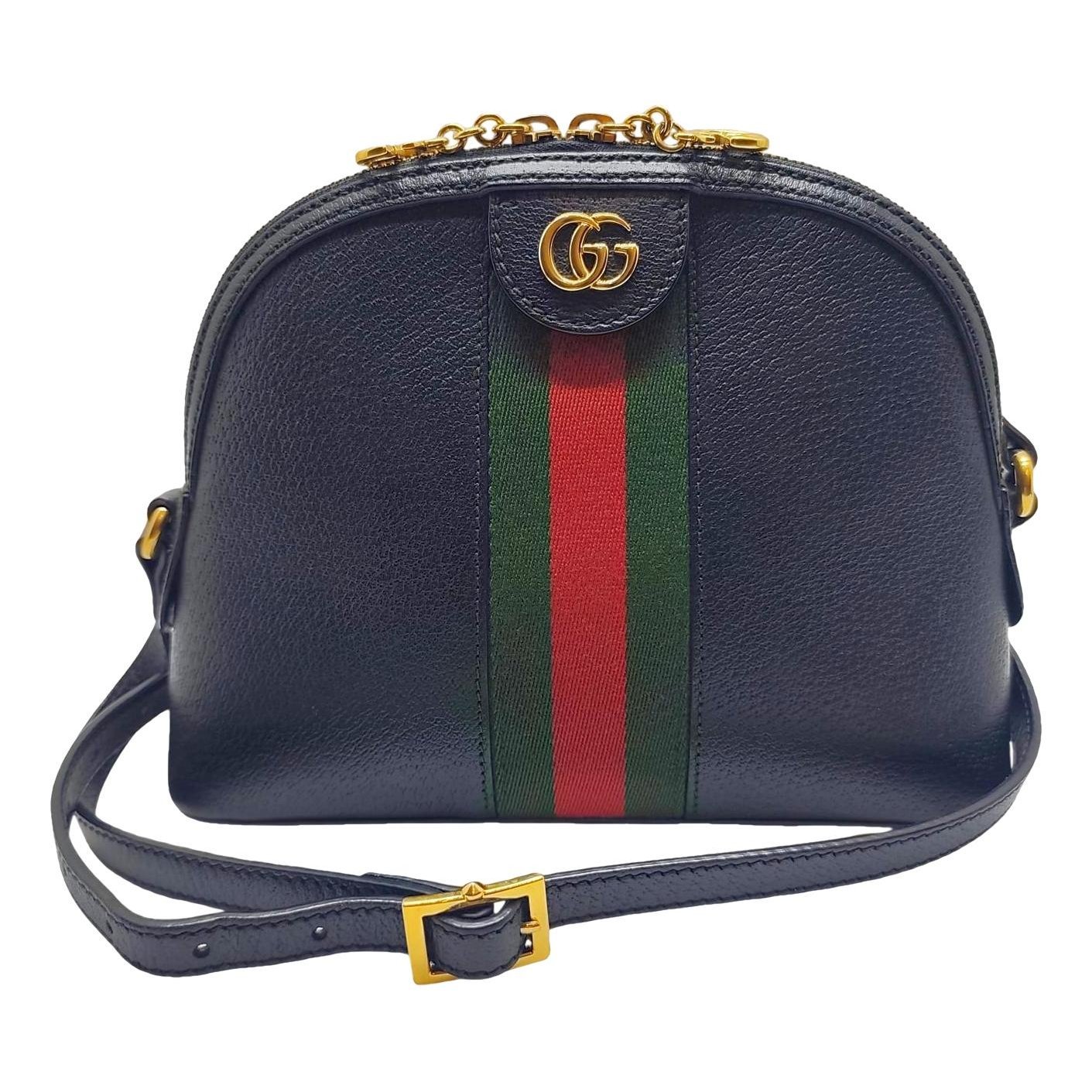 Ophidia Dome leather handbag