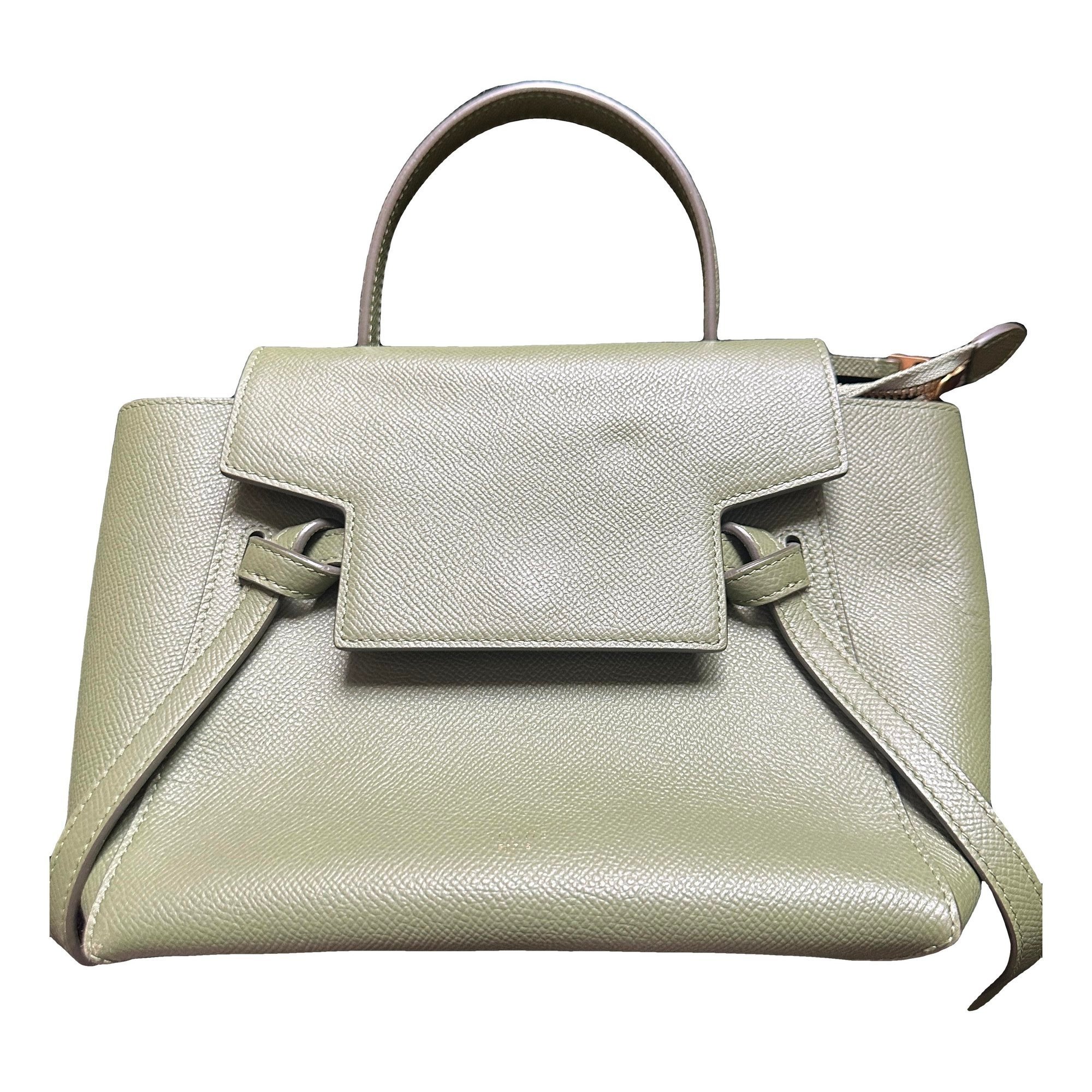 Belt leather handbag