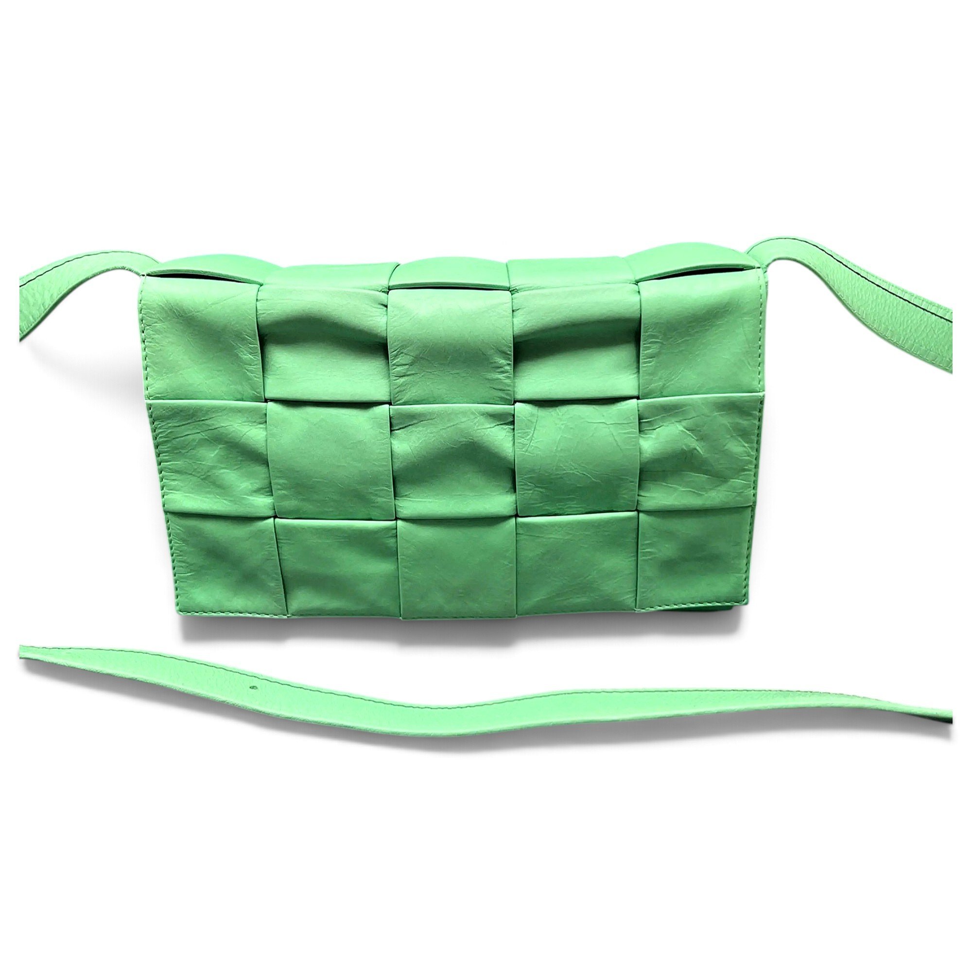 Cassette leather crossbody bag