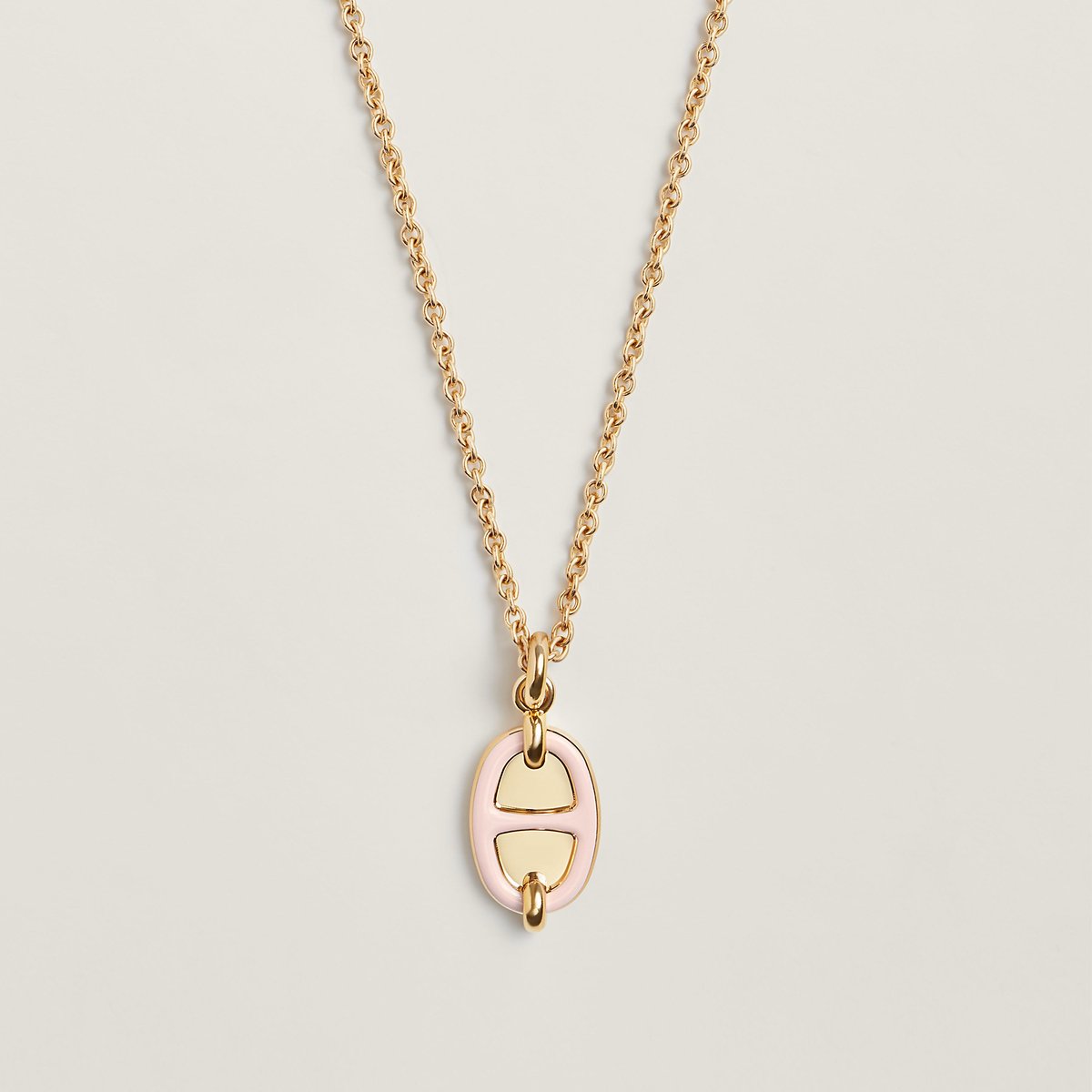 Rose Candeur Mini Maillon Pendant, Small Model