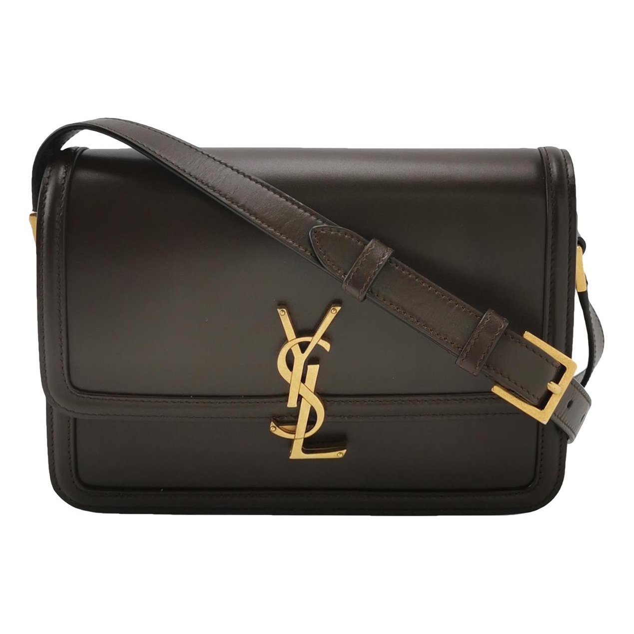 Solférino leather handbag