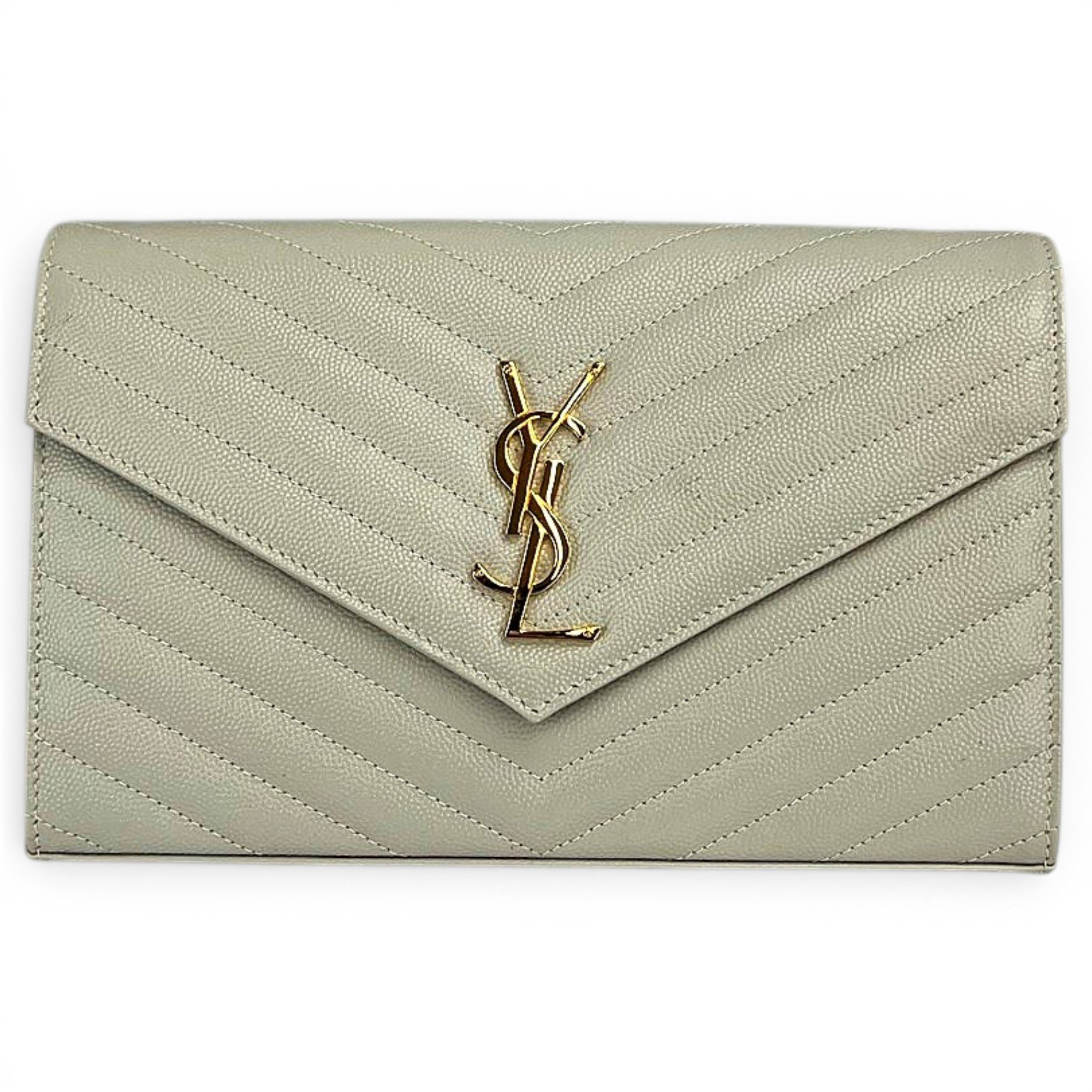 Kate monogramme leather clutch bag