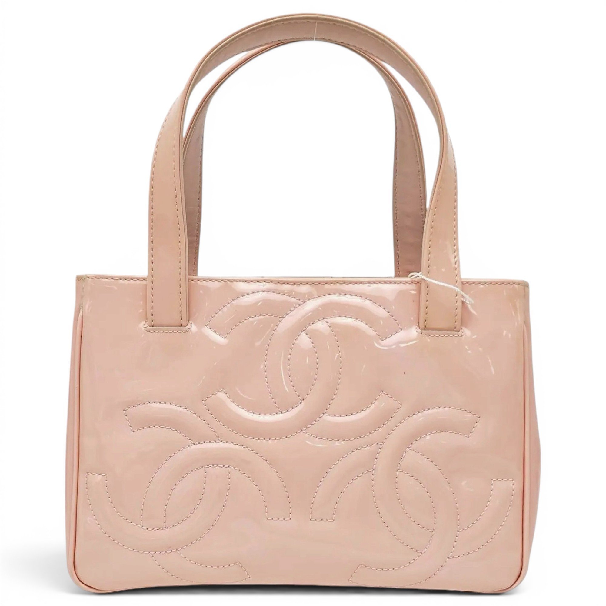 Patent leather handbag