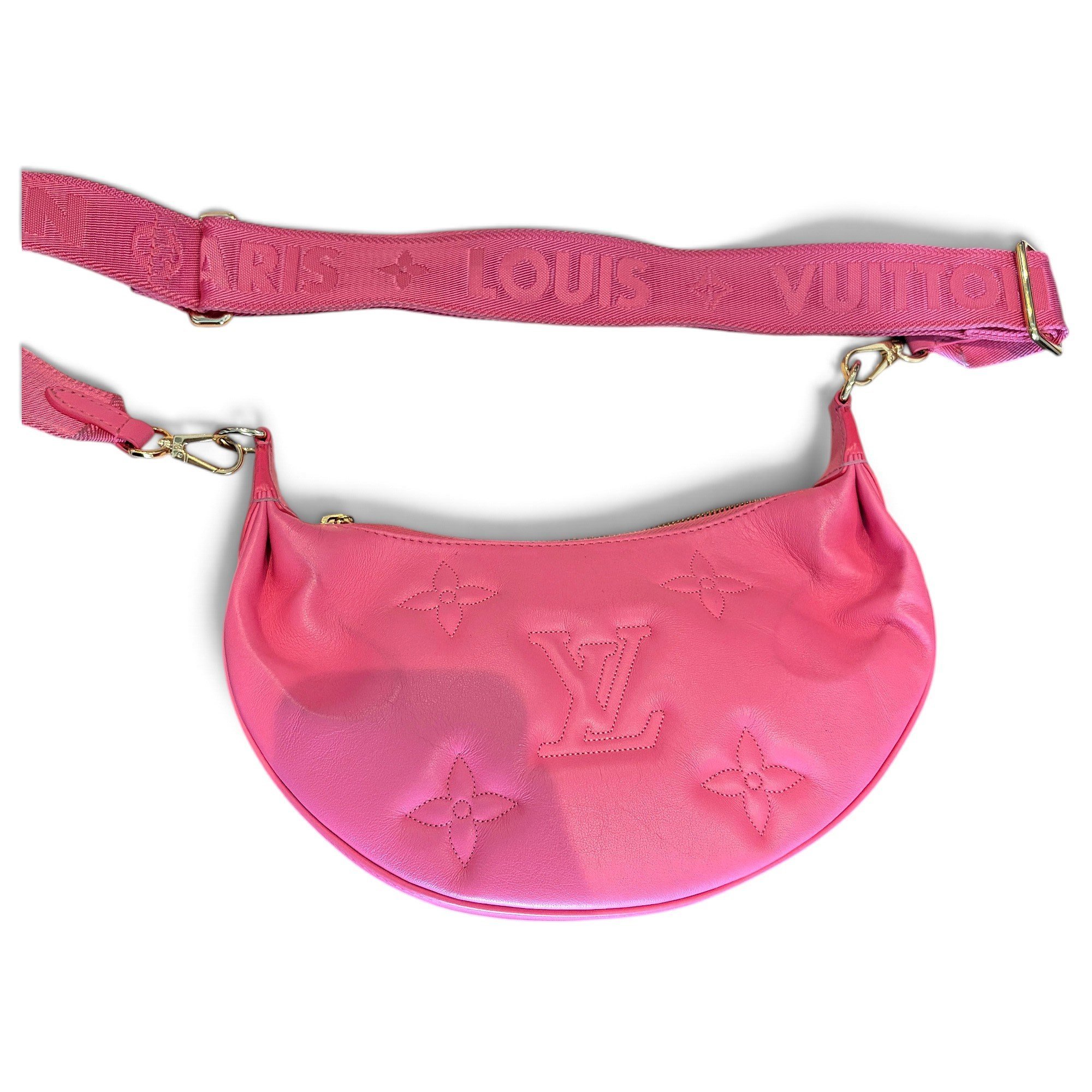 Loop leather crossbody bag