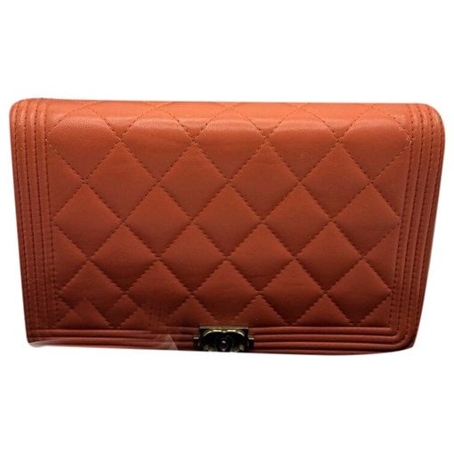 Wallet On Chain Boy leather crossbody bag