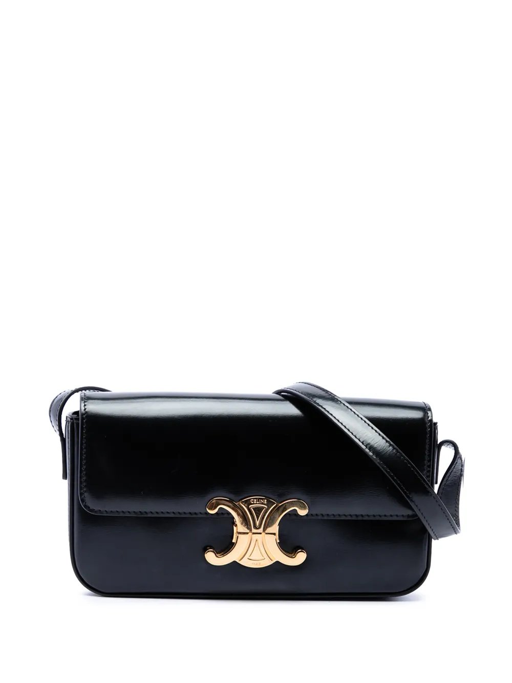 2022 Shiny Calfskin Triomphe Claude shoulder bag