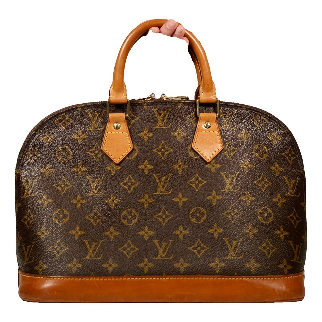 Alma leather handbag